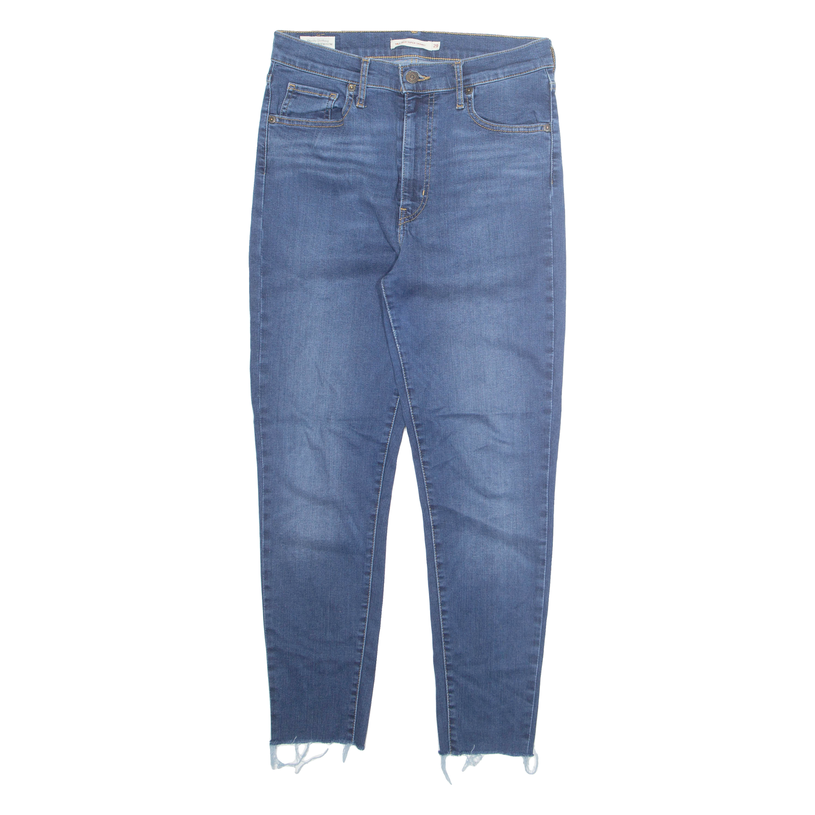 LEVI'S BIG E Womens Jeans Blue Regular Skinny Stone Wash W29 L25 Refurbished - N/A refurbished available on Cerqular