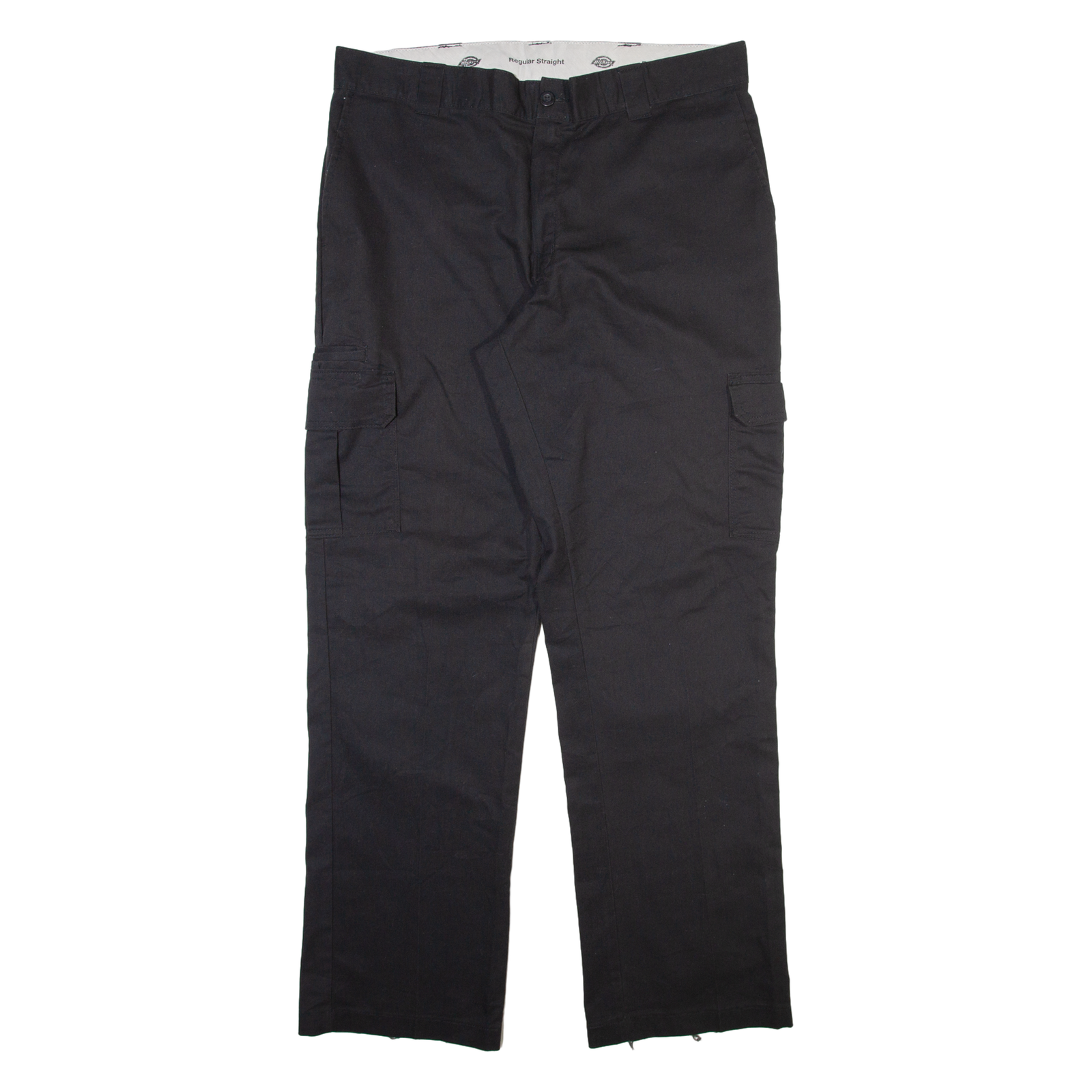 DICKIES Cargo Mens Trousers Black Regular Straight W38 L34 Refurbished - N/A refurbished available on Cerqular