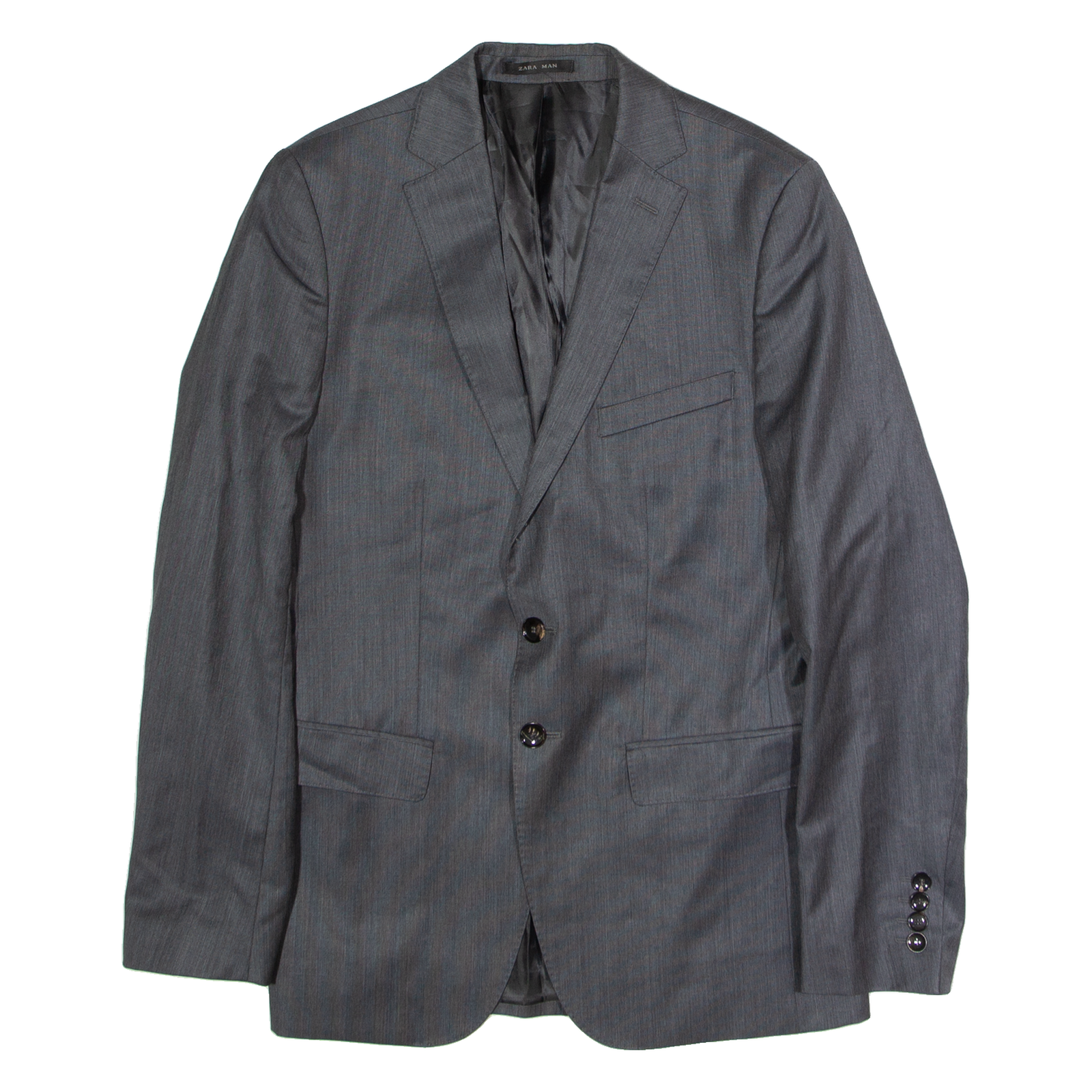 ZARA Mens Blazer Jacket Grey M Refurbished - N/A refurbished available on Cerqular