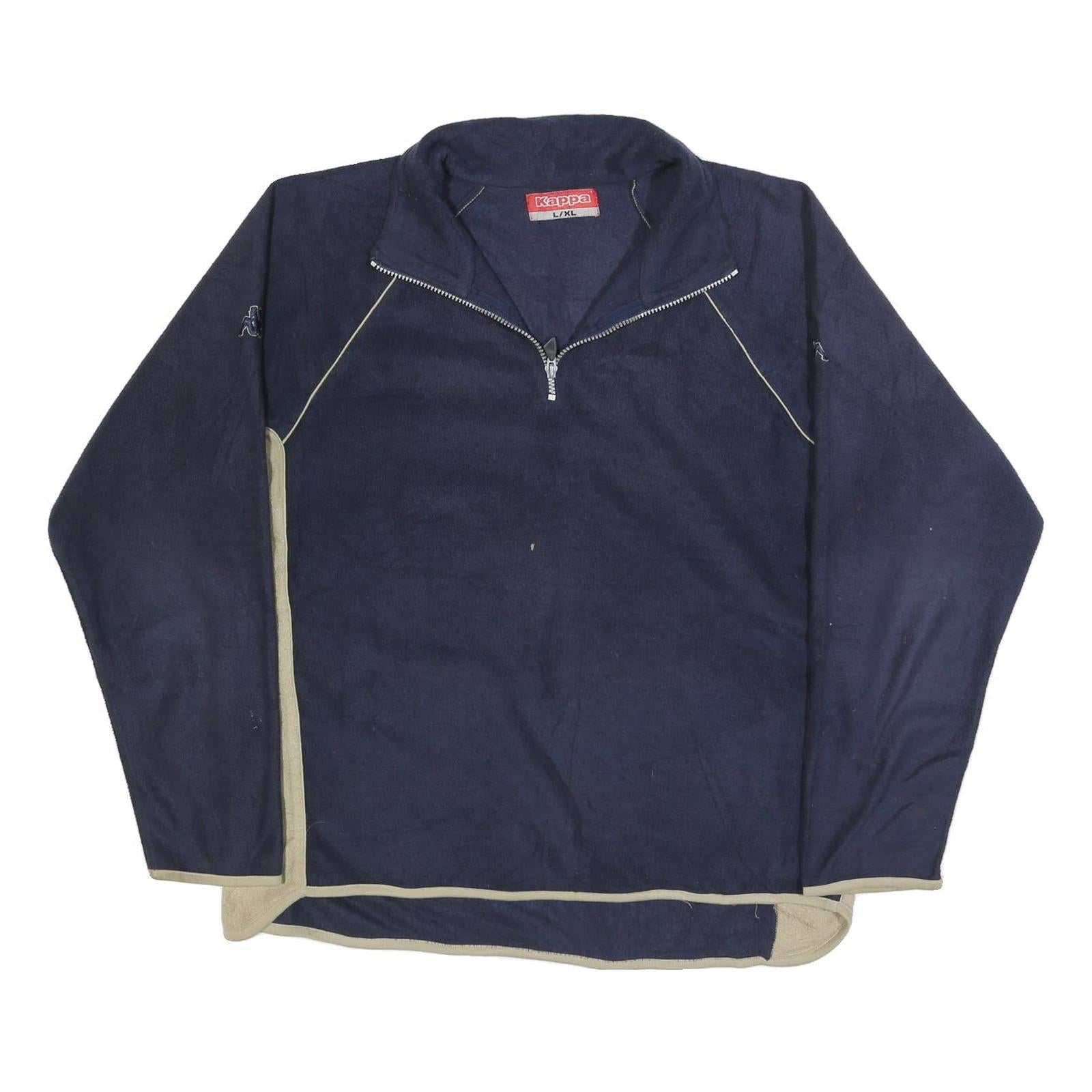 Buy KAPPA Mens Navy & Beige Polyester Patterned Zip Jumper L Sportswear Casual Refurbished - $38.99 KAPPA Mens Navy & Beige Polyester Patterned Zip Jumper L Sportswear Casual Refurbished - N/A refurbished available on Cerqular