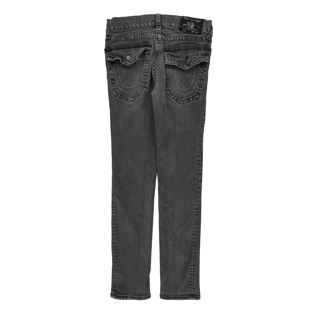 True Religion Skinny Jeans - 33W 32L Grey Cotton Refurbished - Thrifted (note: this is a term often used to describe second- refurbished available on Cerqular