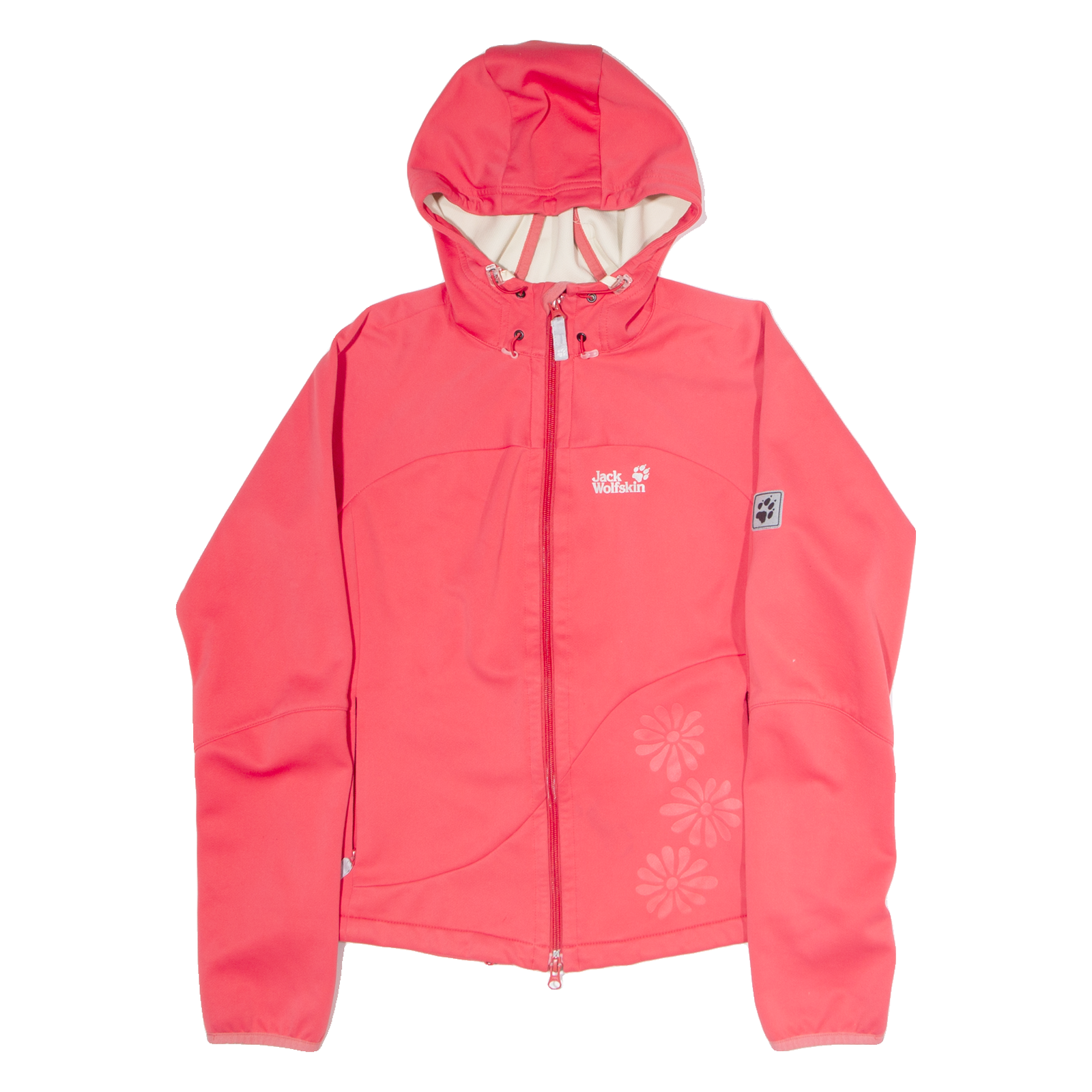 JACK WOLFSKIN Mens Jacket Pink Hooded M Refurbished - N/A refurbished available on Cerqular