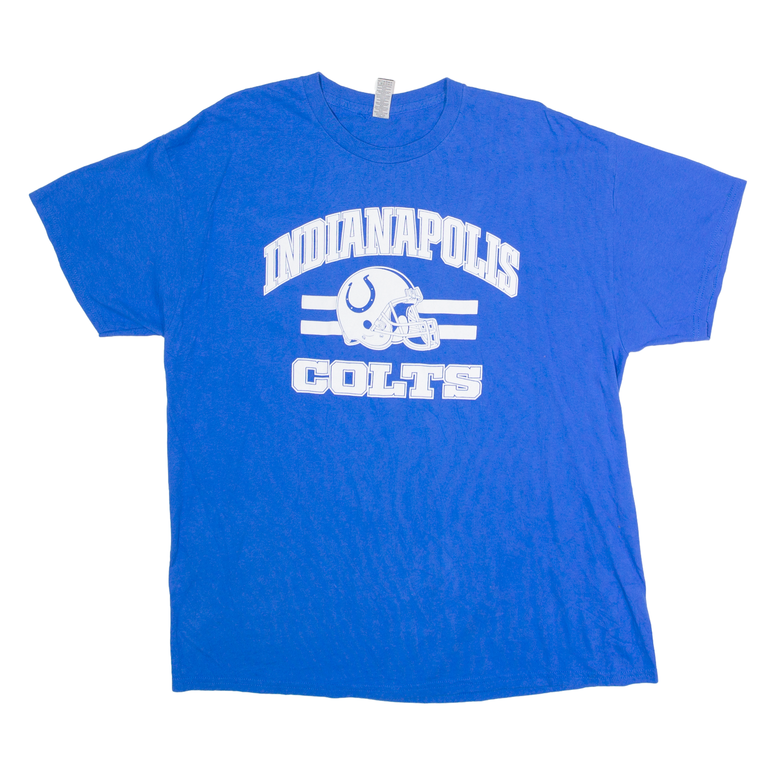 GILDAN Indianapolis Colts Mens T-Shirt Blue USA Crew Neck XL Refurbished - N/A refurbished available on Cerqular