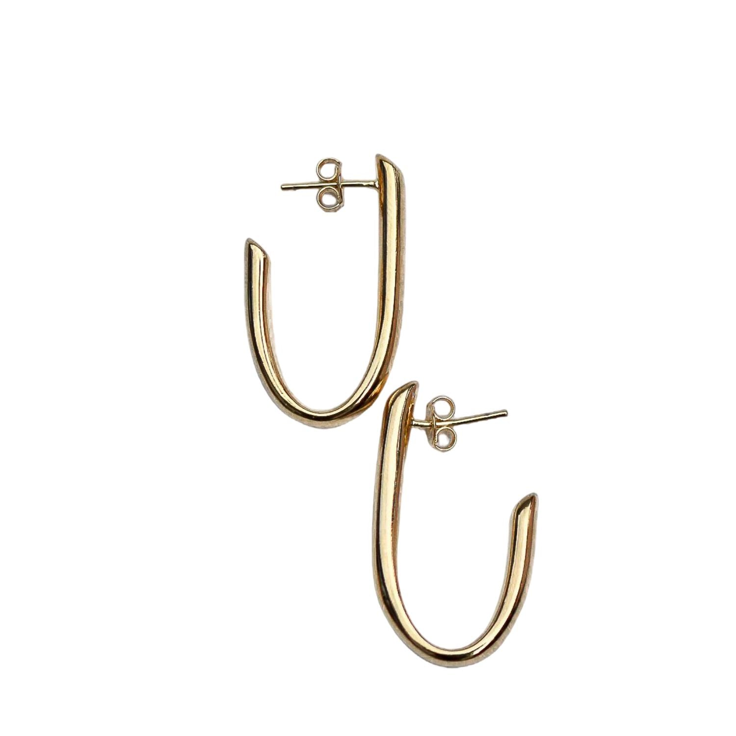 Aria J Hoops | Material: 18K Gold Filled Refurbished - N/A refurbished available on Cerqular