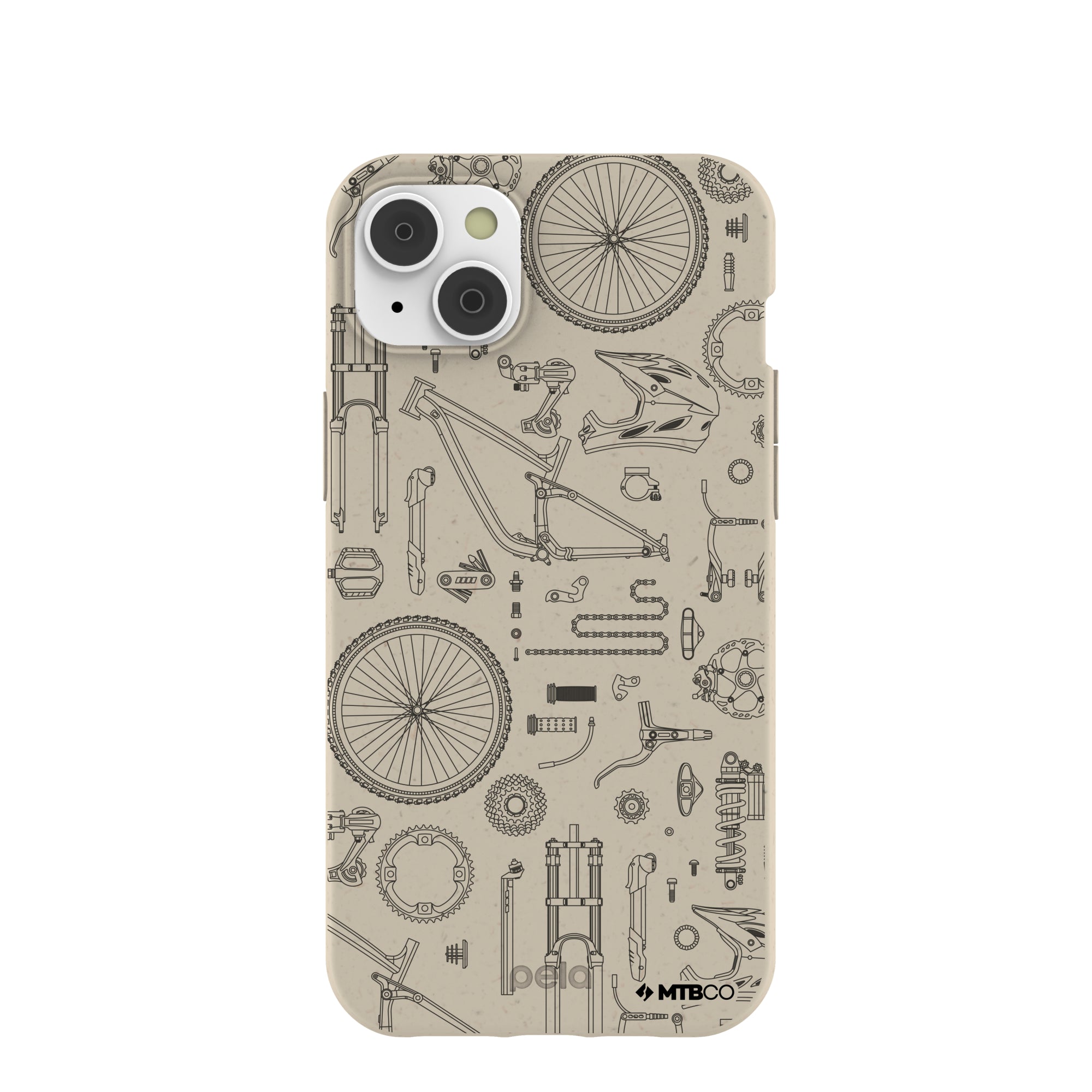 London Fog Changing Gears MTBCO iPhone 14 Plus Case Refurbished - Pela Case refurbished available on Cerqular