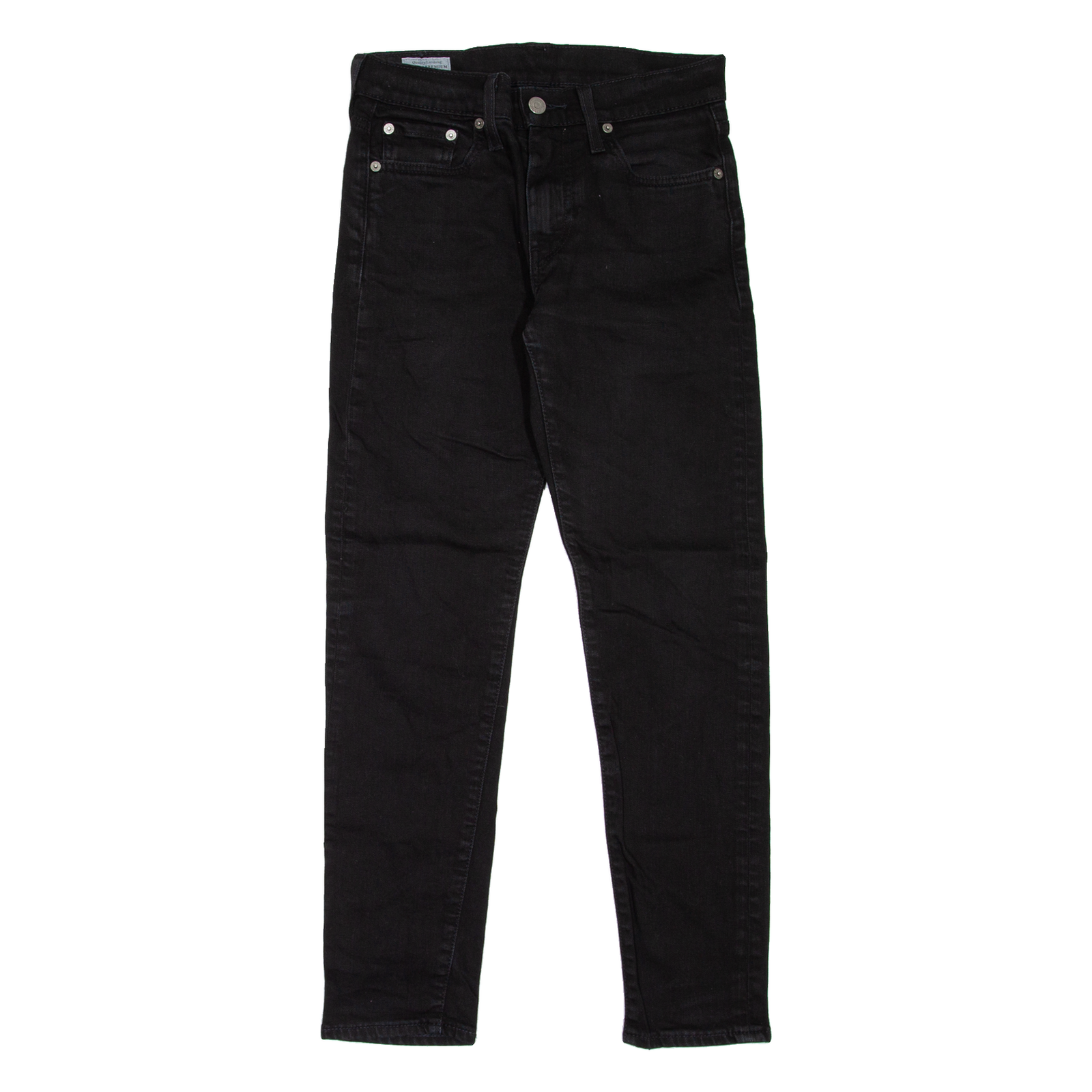 LEVI'S 512 BIG E Mens Jeans Black Slim Tapered W27 L27 Refurbished - N/A refurbished available on Cerqular