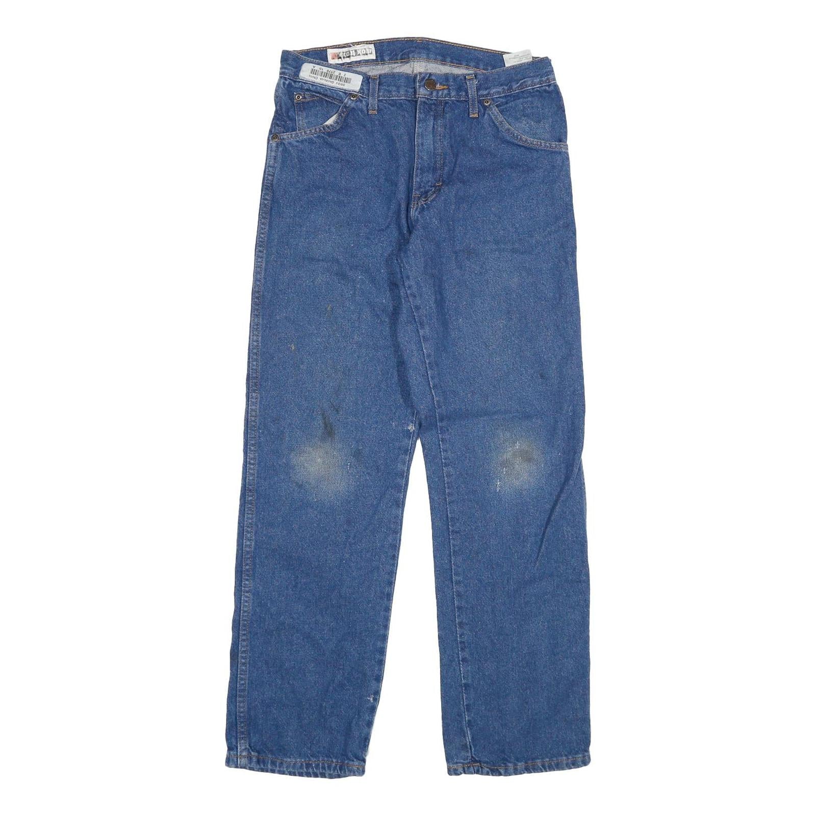 DICKIES Mens Blue Regular Fit Straight Leg Denim Jeans W30 L30 Classic Workwear Refurbished - N/A refurbished available on Cerqular