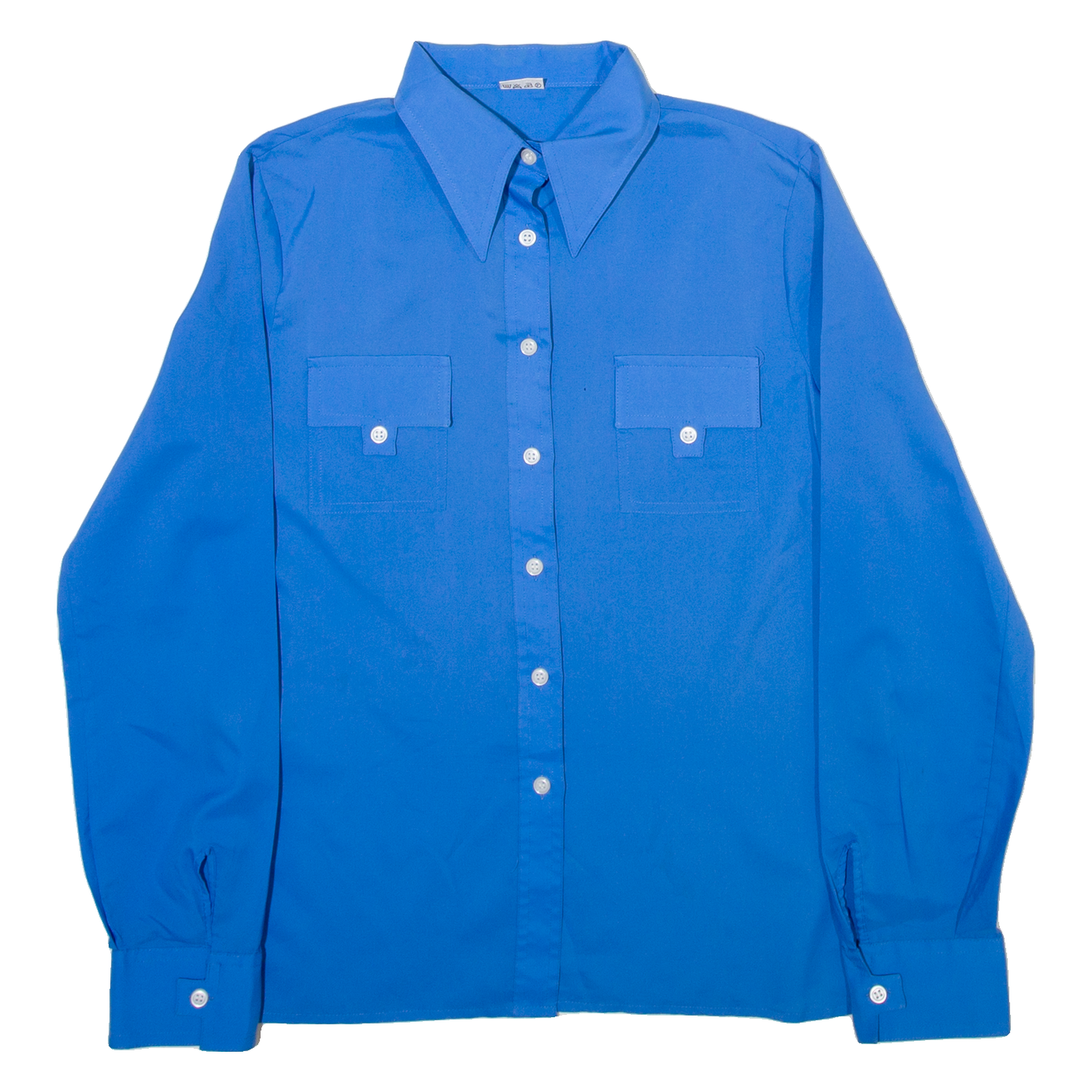 Womens Plain Shirt Blue Long Sleeve M Refurbished - N/A refurbished available on Cerqular