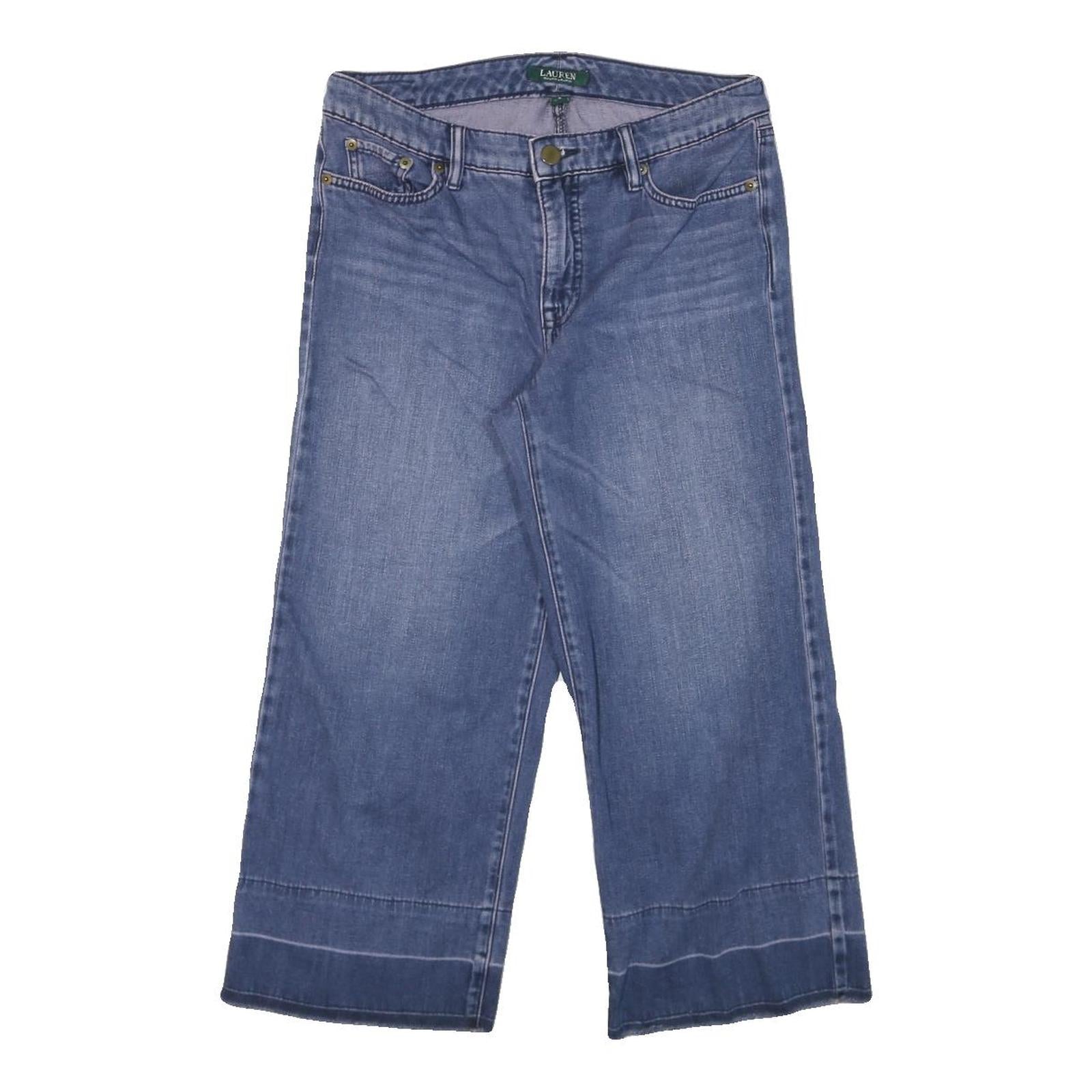 Buy LAUREN RALPH LAUREN Womens Jeans Blue Relaxed Wide-Leg Denim Medium W28 L22 Refurbished - $41.59 LAUREN RALPH LAUREN Womens Jeans Blue Relaxed Wide-Leg Denim Medium W28 L22 Refurbished - N/A refurbished available on Cerqular