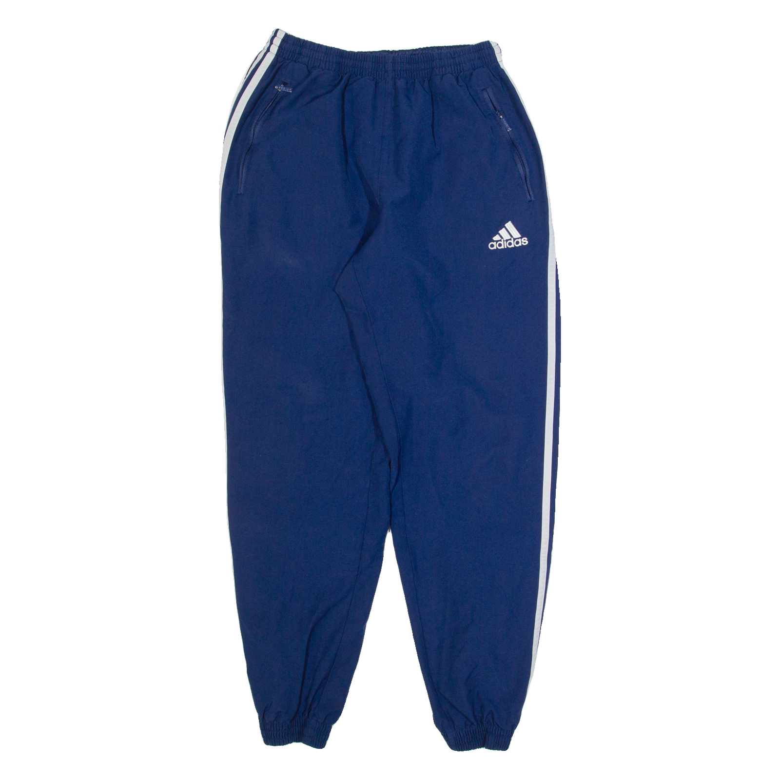 ADIDAS Mens Track Pants Blue Tapered M W24 L28 Refurbished - N/A refurbished available on Cerqular