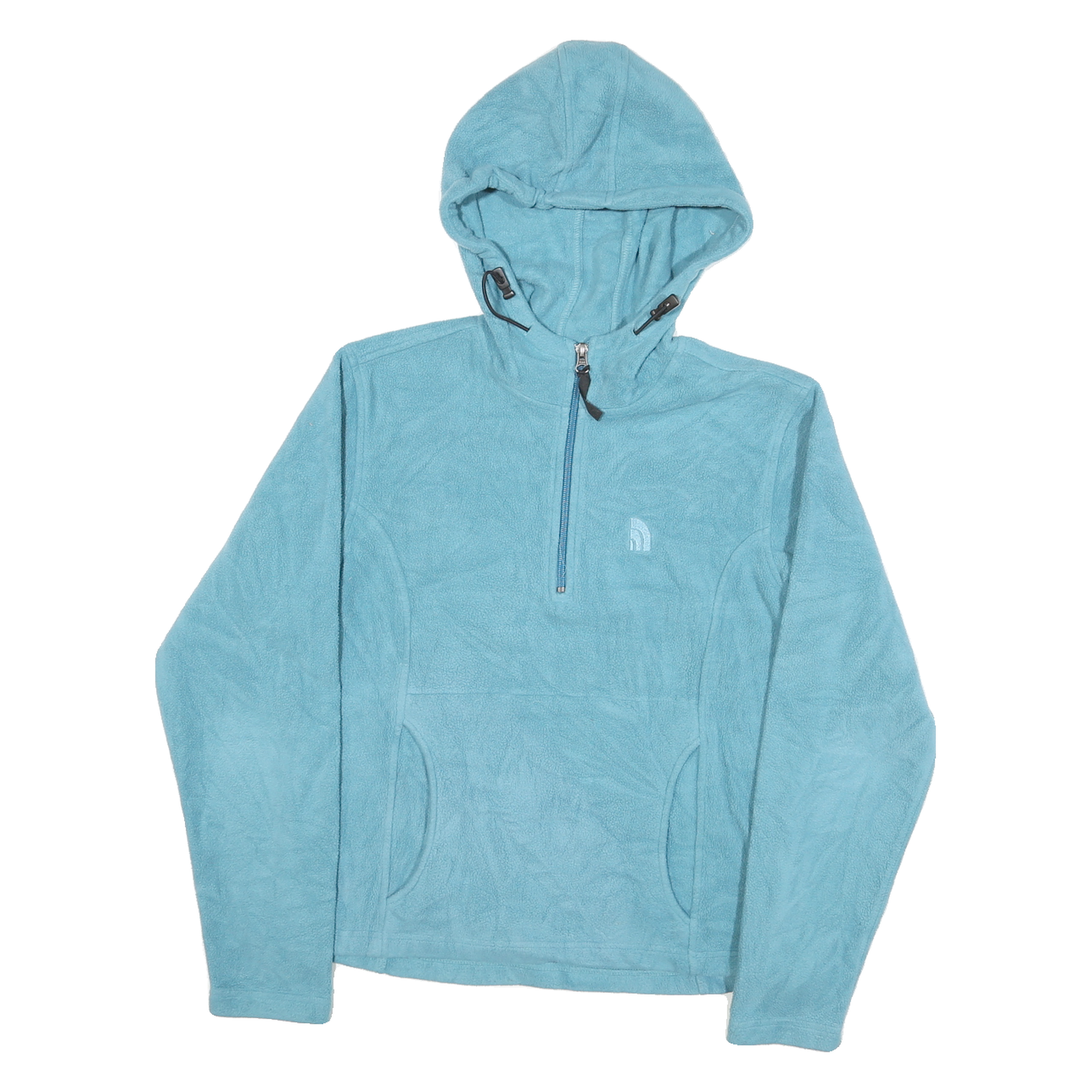 THE NORTH FACE Womens Blue Plain Hoodie Pullover Polyester Blend M Outdoor Refurbished - N/A refurbished available on Cerqular