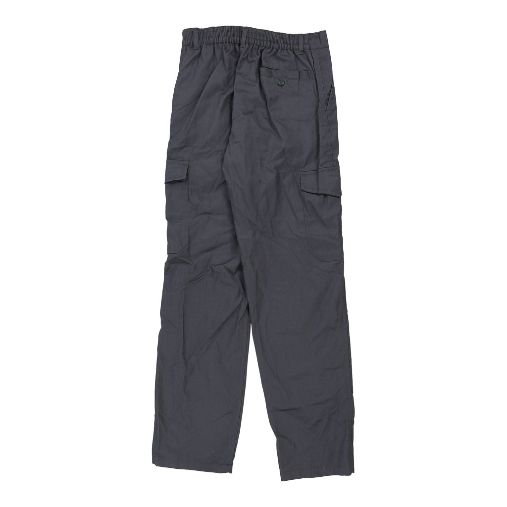 Valento Cargo Trousers - Medium Grey Cotton Blend Refurbished - Thrifted (note: this is a term often used to describe second- refurbished available on Cerqular