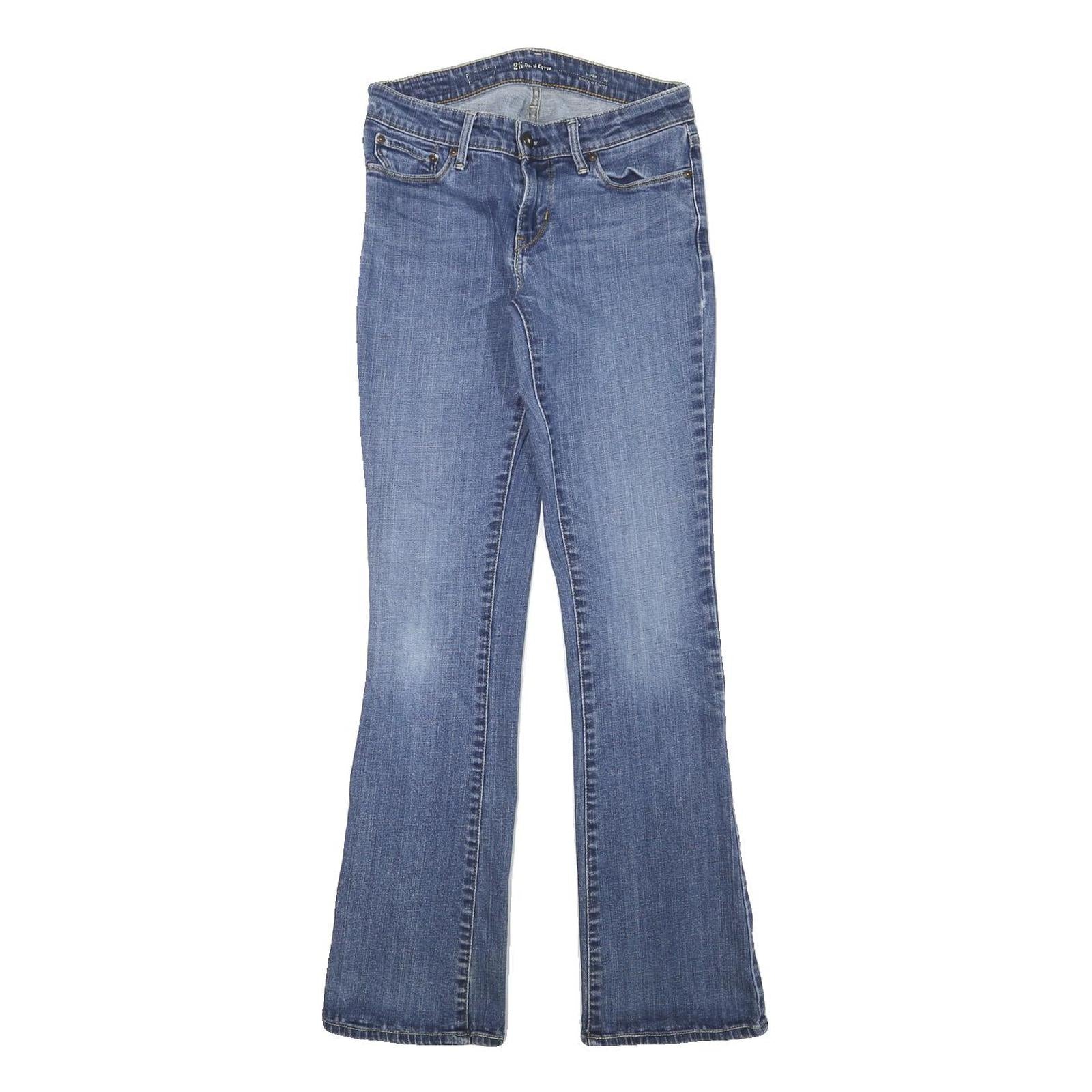 LEVI'S Womens Jeans Blue Regular Bootcut Denim Medium W26 L30 Classic Fit Refurbished - N/A refurbished available on Cerqular