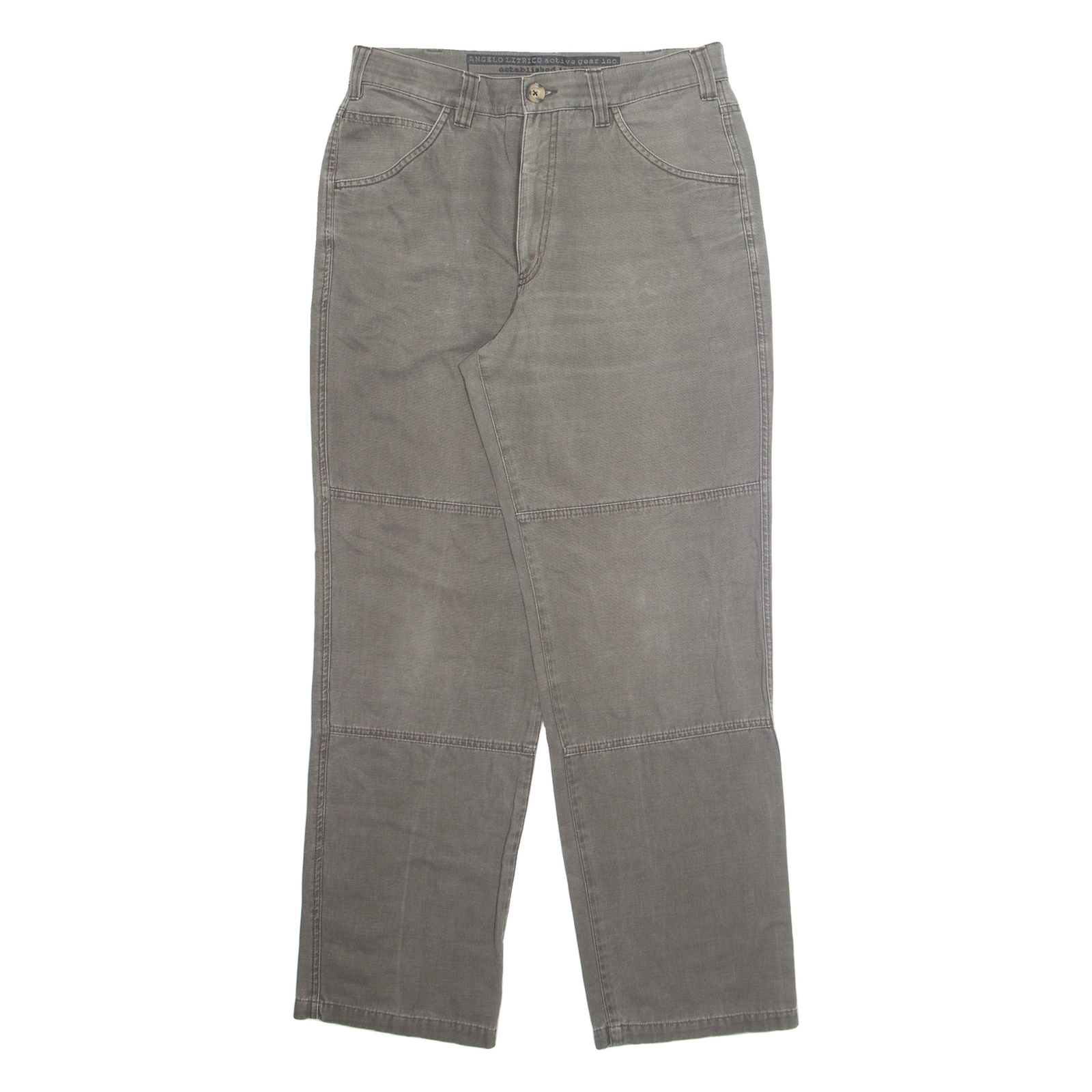 ANGELO -LITRICO Mens Trousers Grey Regular Straight W30 L32 Refurbished - N/A refurbished available on Cerqular