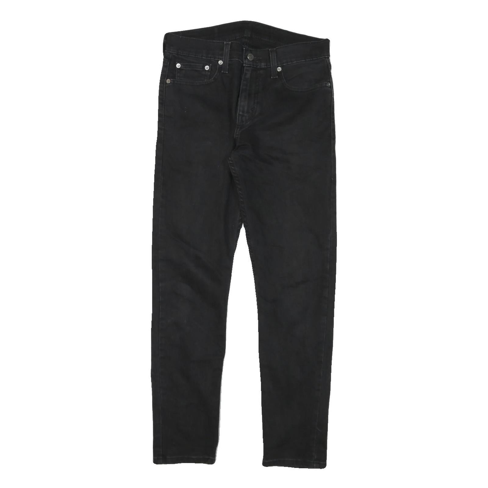 LEVI'S 512 Mens Jeans Black Slim Skinny Denim W29 L27 Zip Cotton Blend Refurbished - N/A refurbished available on Cerqular