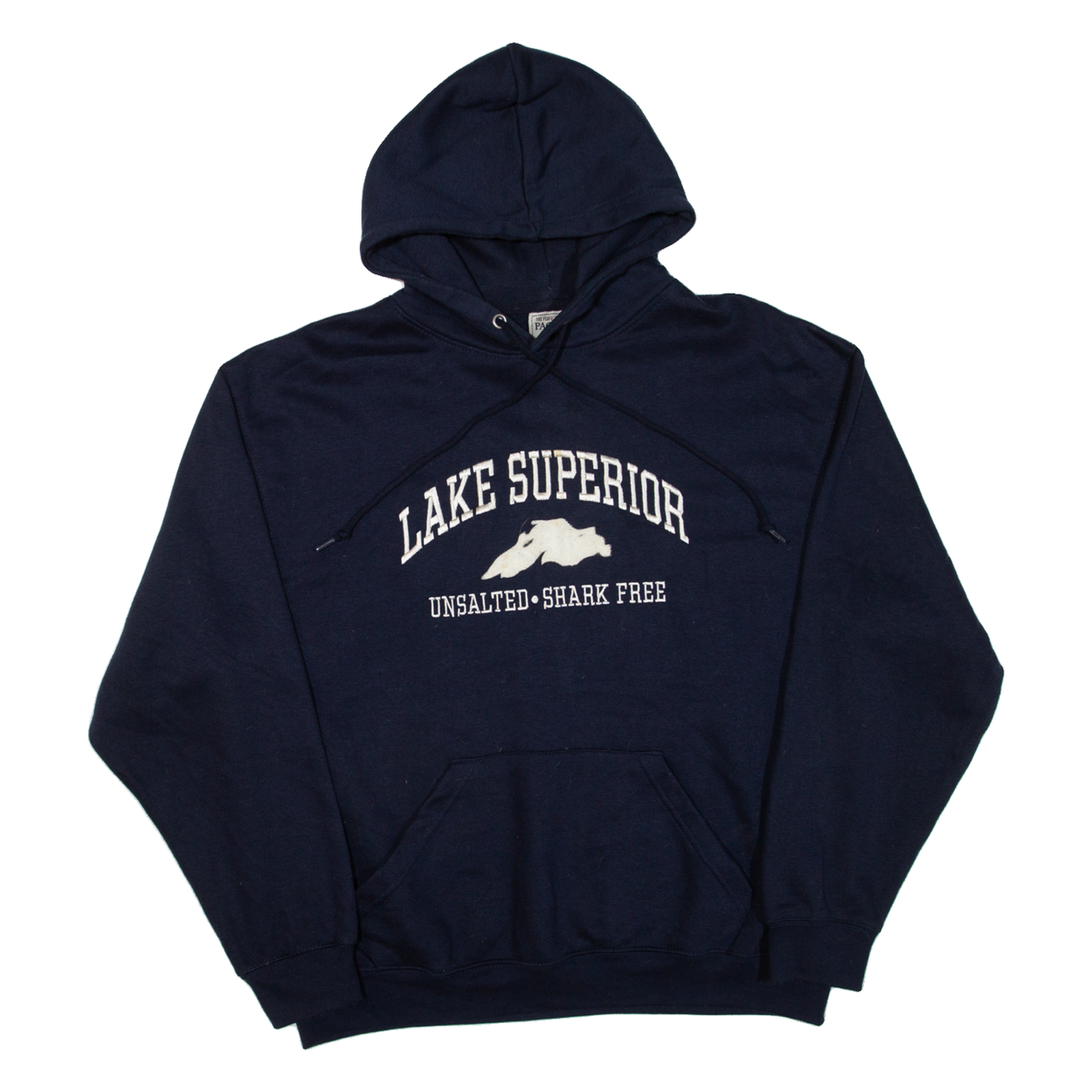 Lake Superior Unsalted . Shark Free Mens Blue Hoodie USA M Refurbished - N/A refurbished available on Cerqular
