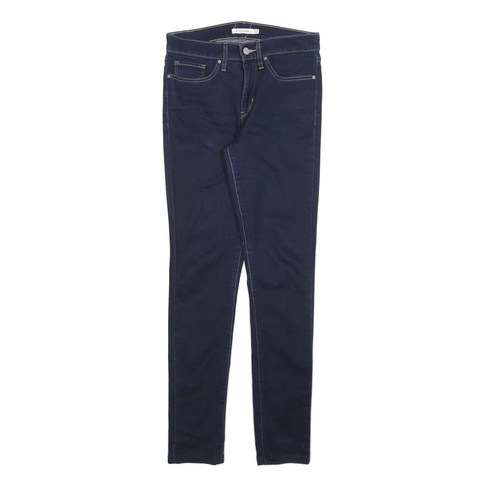 LEVI'S 311 Womens Slim Skinny Denim Dark W27 L30 Cotton Blend Zip Jeans Refurbished - N/A refurbished available on Cerqular