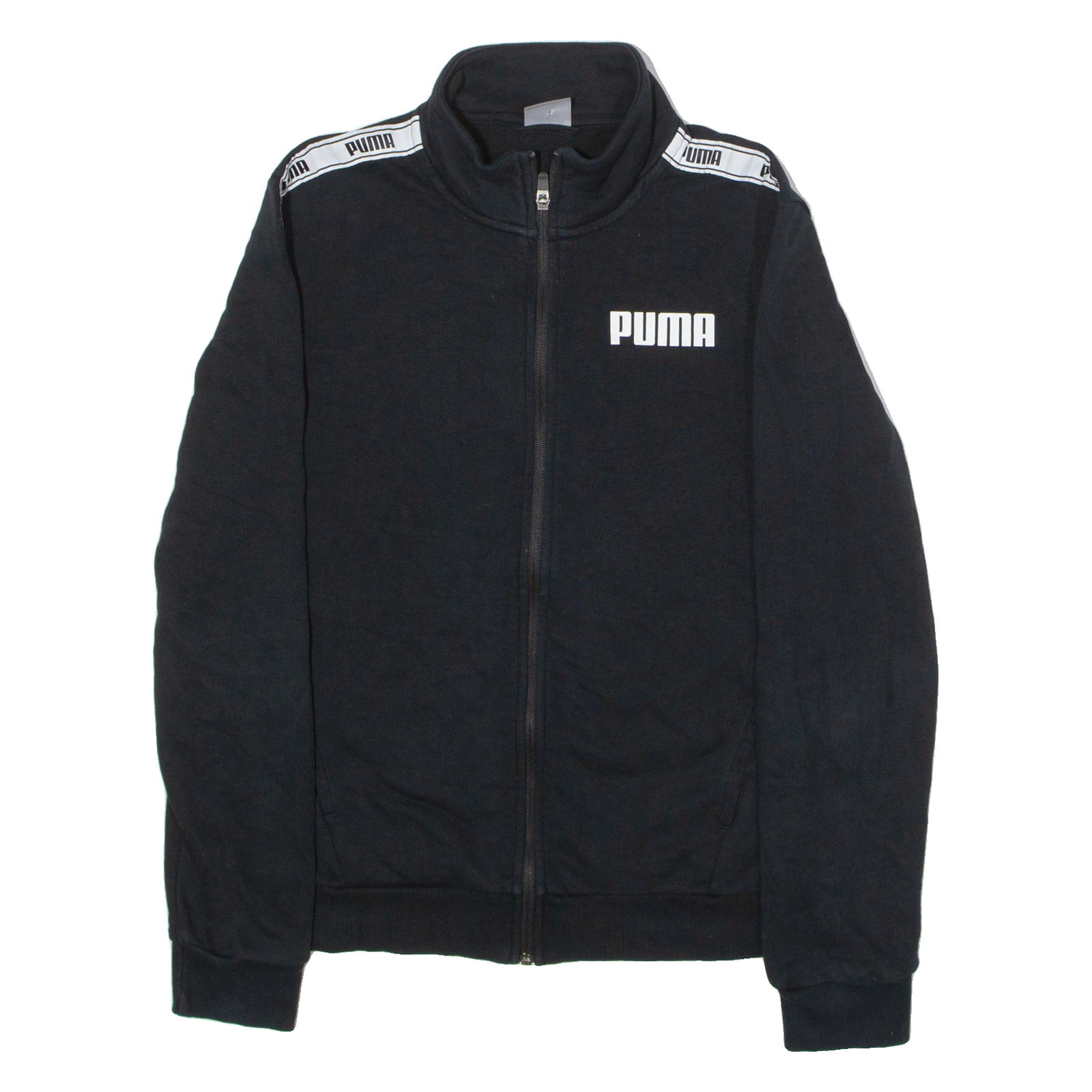 PUMA Mens Track Jacket Black S Refurbished - N/A refurbished available on Cerqular