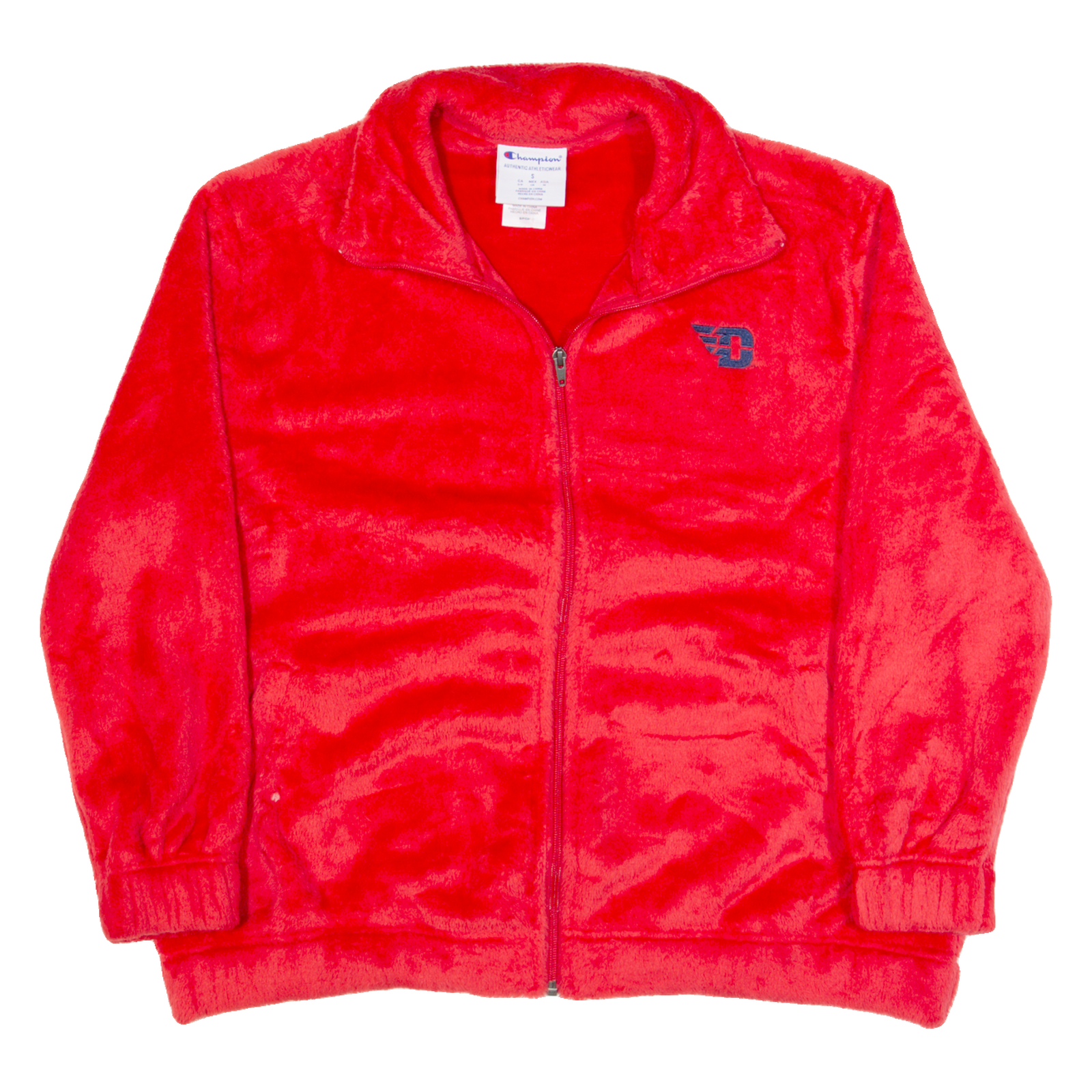 CHAMPION Mens Fleece Jacket Red S Refurbished - N/A refurbished available on Cerqular