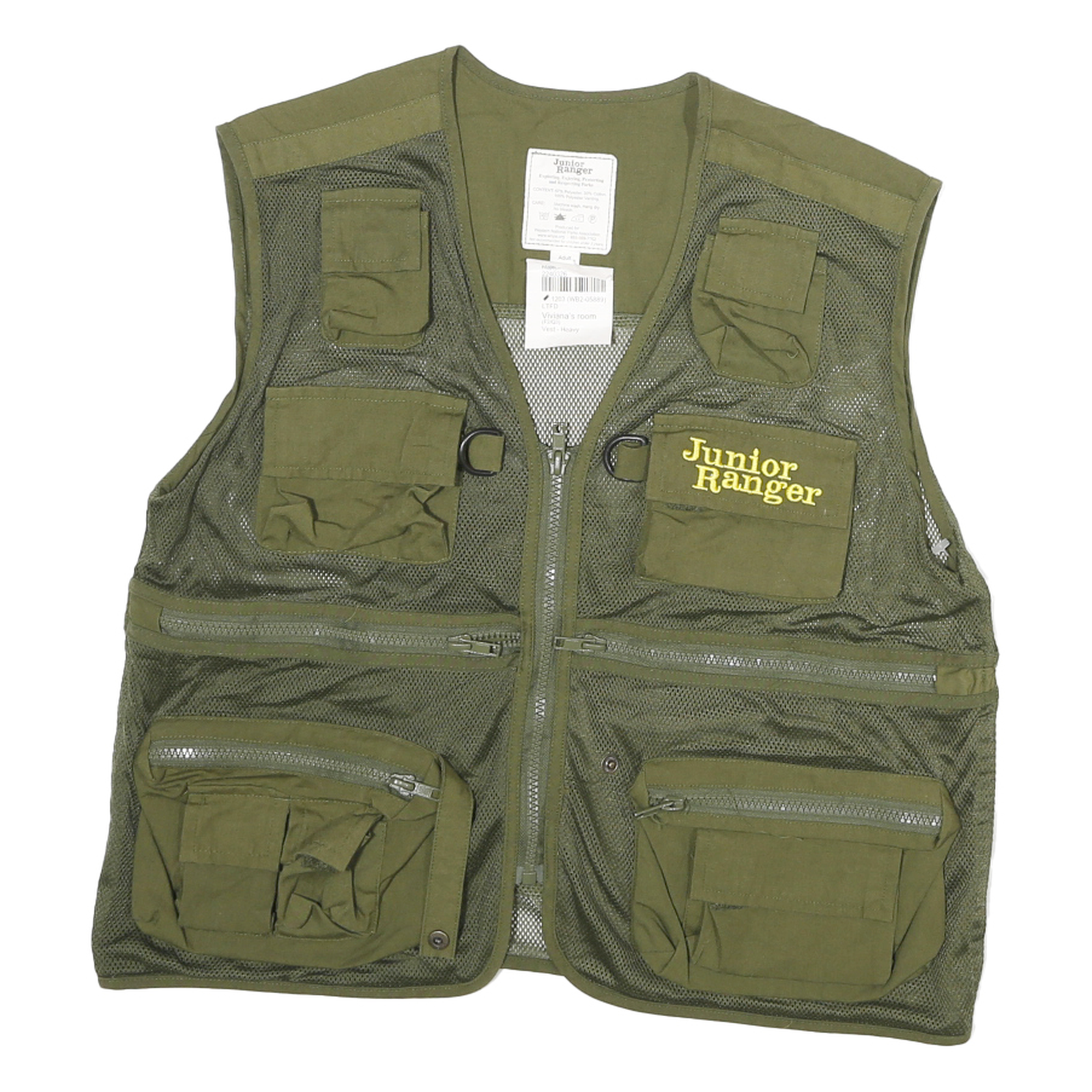 Buy JUNIOR RANGER Womens Green Mesh Polyester Blend Utility Jacket L Zip Vest Refurbished - $29.89 JUNIOR RANGER Womens Green Mesh Polyester Blend Utility Jacket L Zip Vest Refurbished - N/A refurbished available on Cerqular