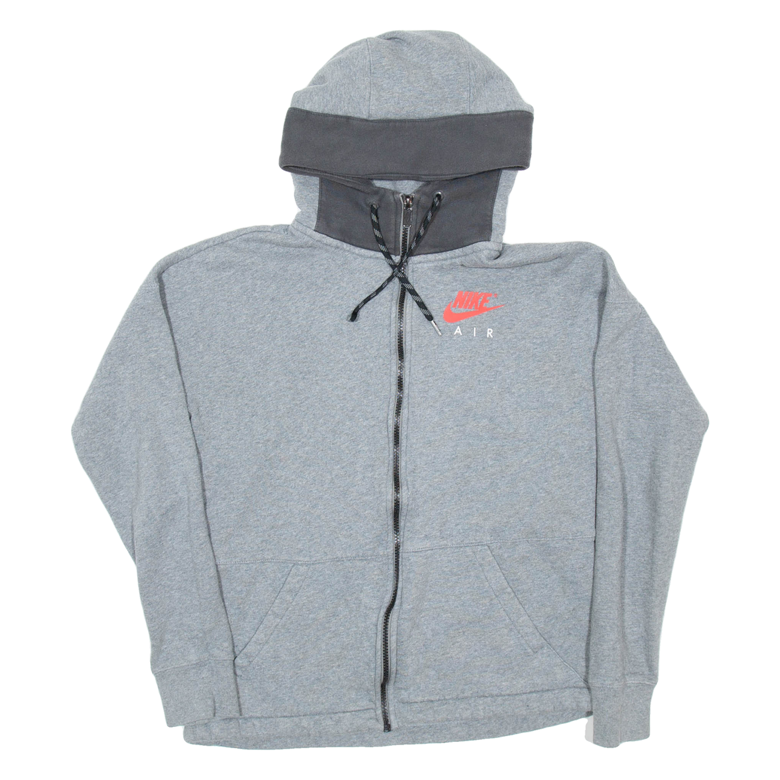 NIKE Mens Grey Hoodie Full Zip S Refurbished - N/A refurbished available on Cerqular