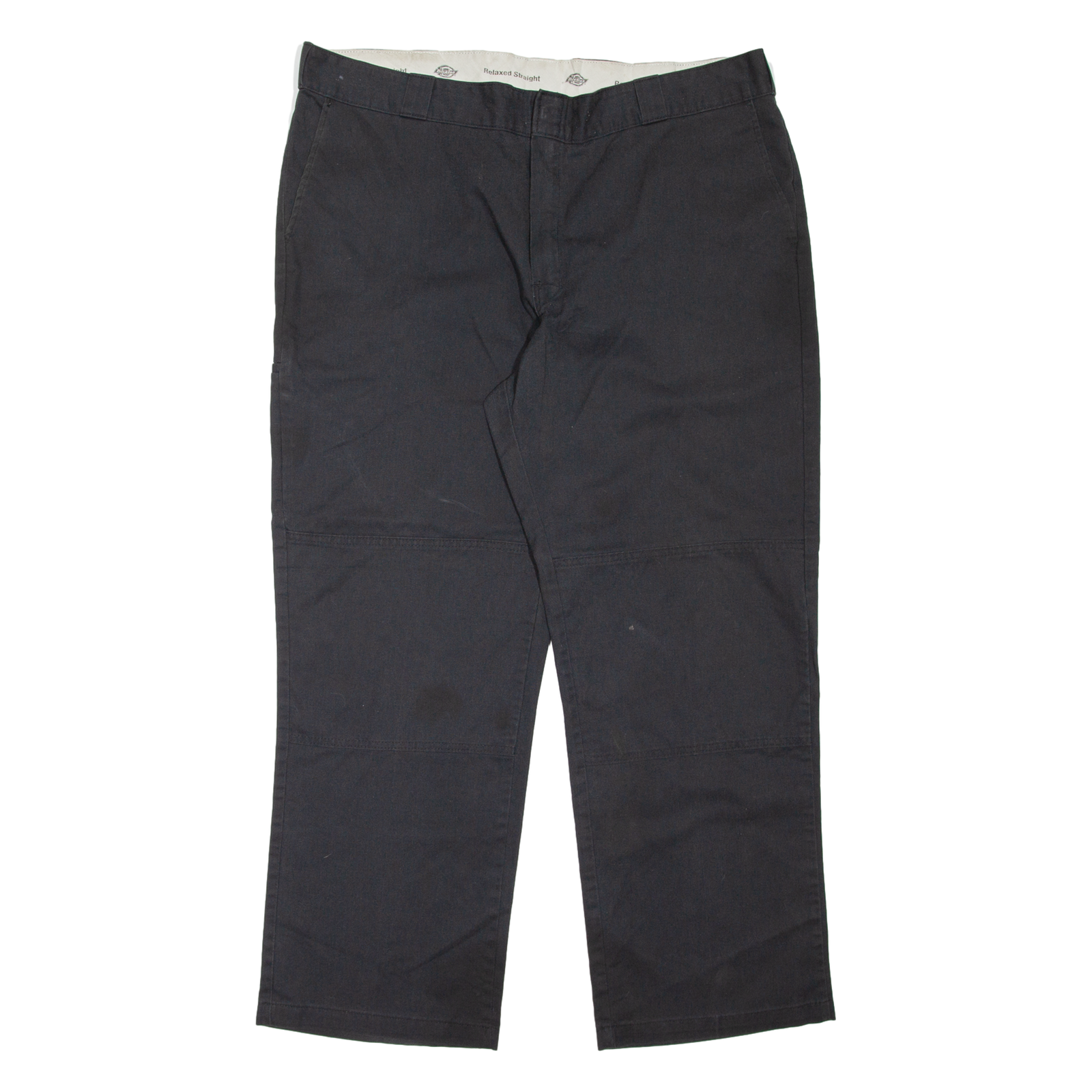 DICKIES Double Knee Workwear Mens Trousers Black Relaxed Straight W42 L30 Refurbished - N/A refurbished available on Cerqular