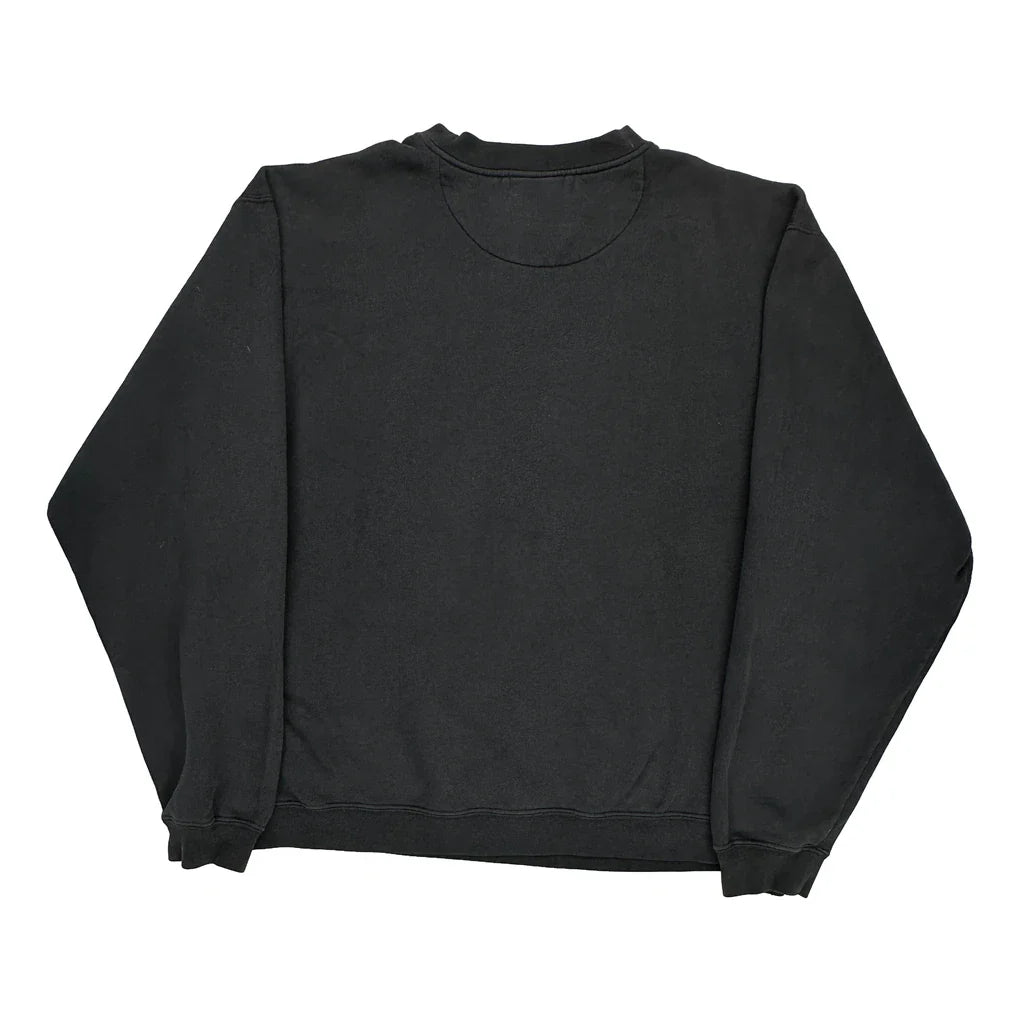 Pittsburgh Steelers Reebok Football Sweatshirt - Medium Black Cotton Blend Refurbished - Thrifted (note: this is a term often used to describe second- refurbished available on Cerqular
