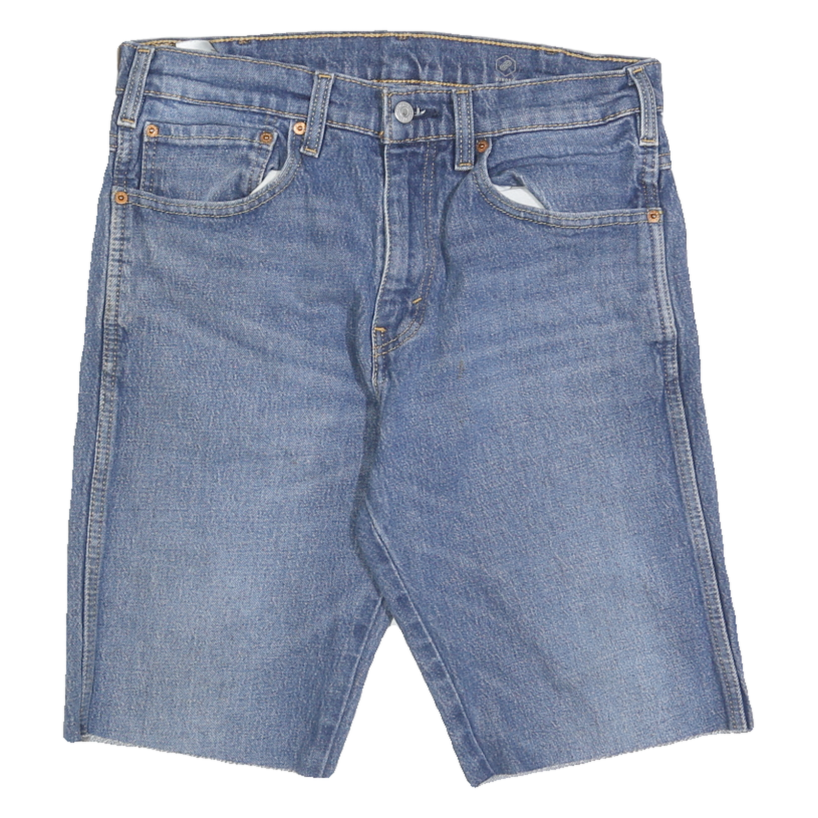 LEVI'S Mens Denim Blue Cut-Off Shorts M W32 Classic Fit Casual Summer Refurbished - N/A refurbished available on Cerqular