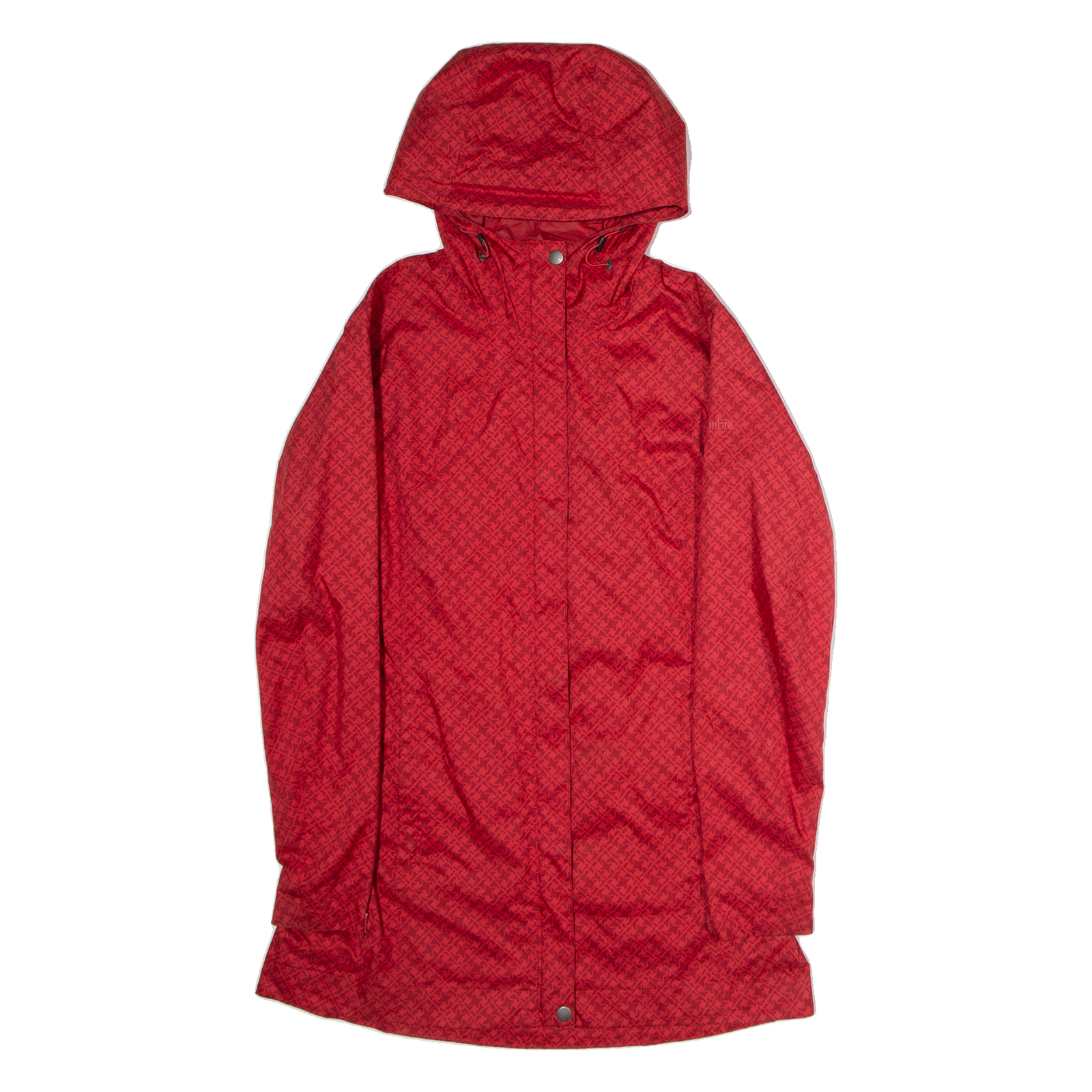 COLUMBIA Mens Rain Jacket Red Nylon Hooded Diamond S Refurbished - N/A refurbished available on Cerqular