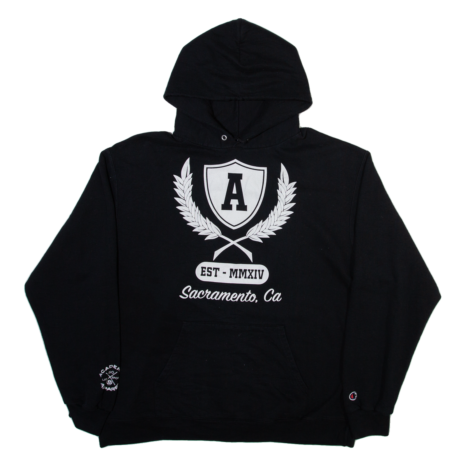 CHAMPION Sacramento Mens Black Hoodie XL Refurbished - N/A refurbished available on Cerqular
