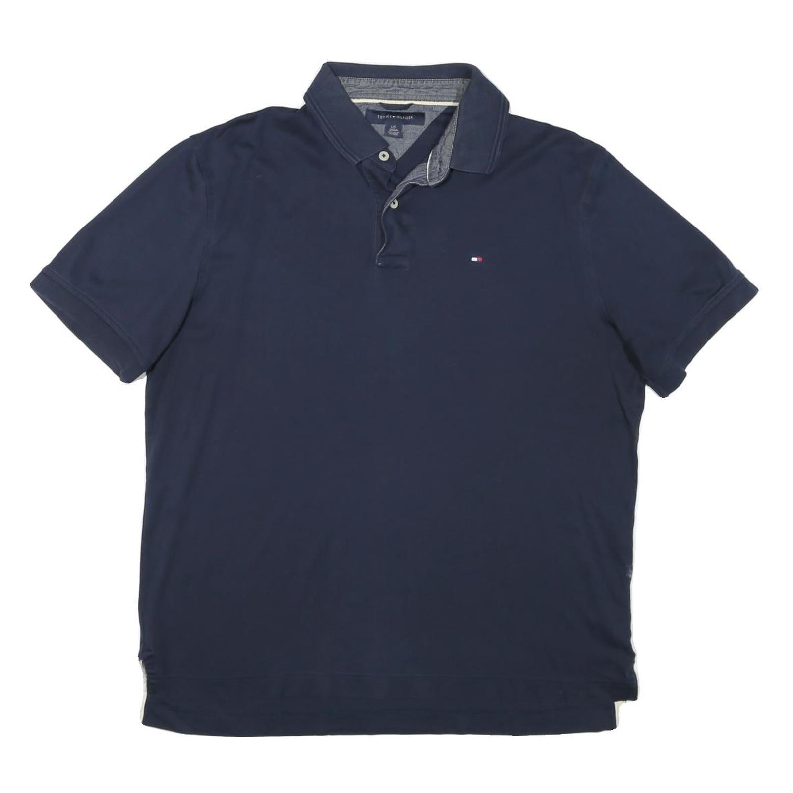 Buy TOMMY HILFIGER Mens Blue Short Sleeve L Polo Shirt Cotton Blend Classic Fit Refurbished - $29.89 TOMMY HILFIGER Mens Blue Short Sleeve L Polo Shirt Cotton Blend Classic Fit Refurbished - N/A refurbished available on Cerqular