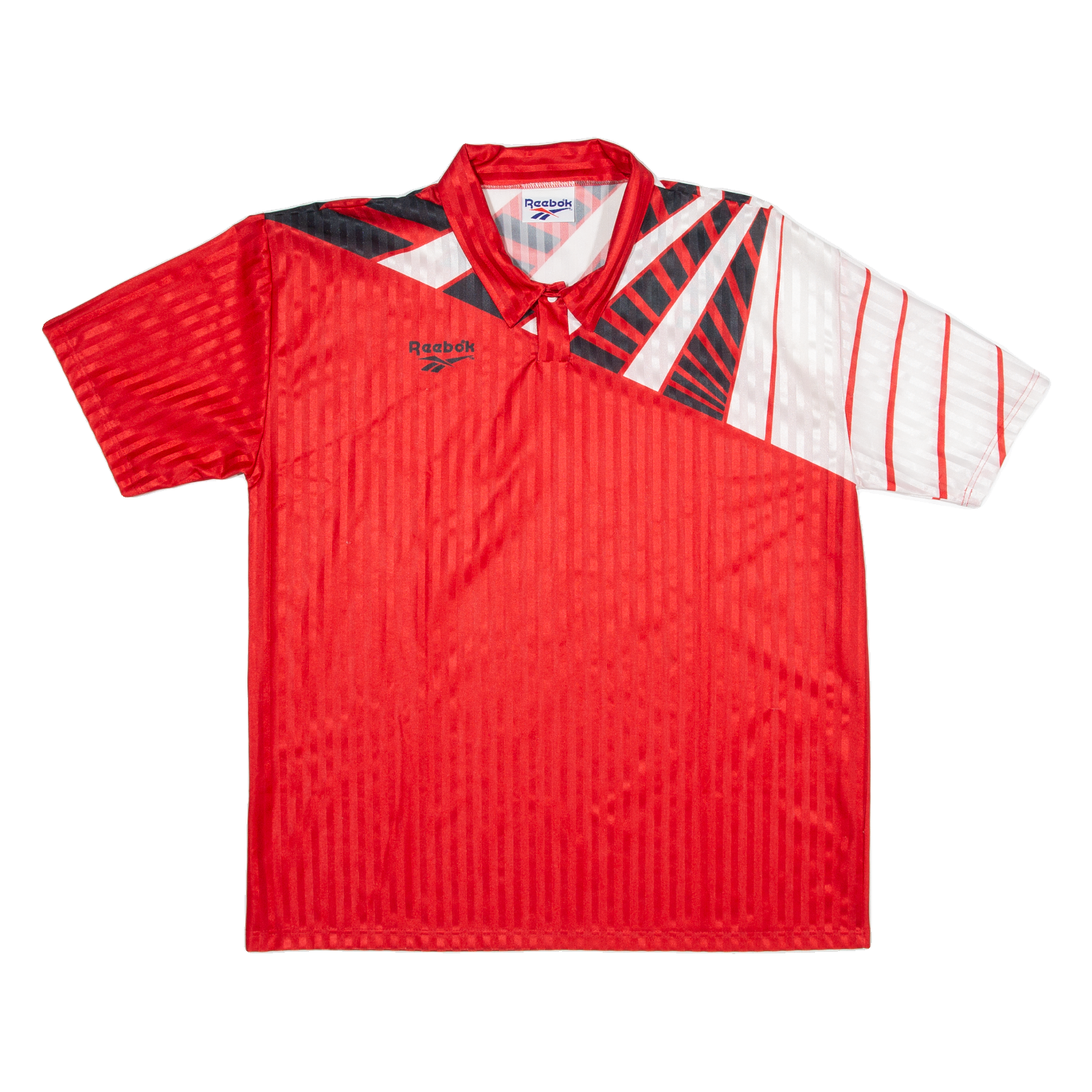 REEBOK Mens Jersey Red Collared XL Refurbished - N/A refurbished available on Cerqular