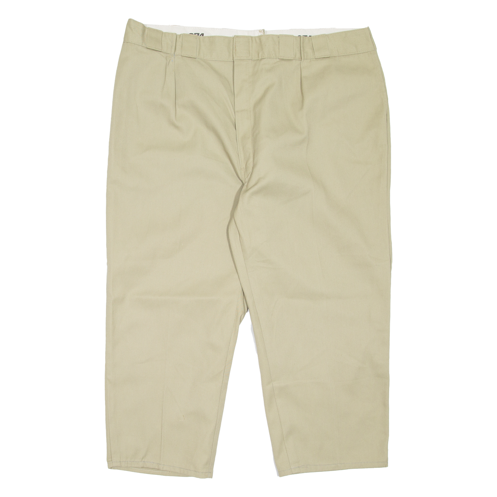 DICKIES Altered Workwear Mens Trousers Beige Relaxed Tapered W42 L23 Refurbished - N/A refurbished available on Cerqular