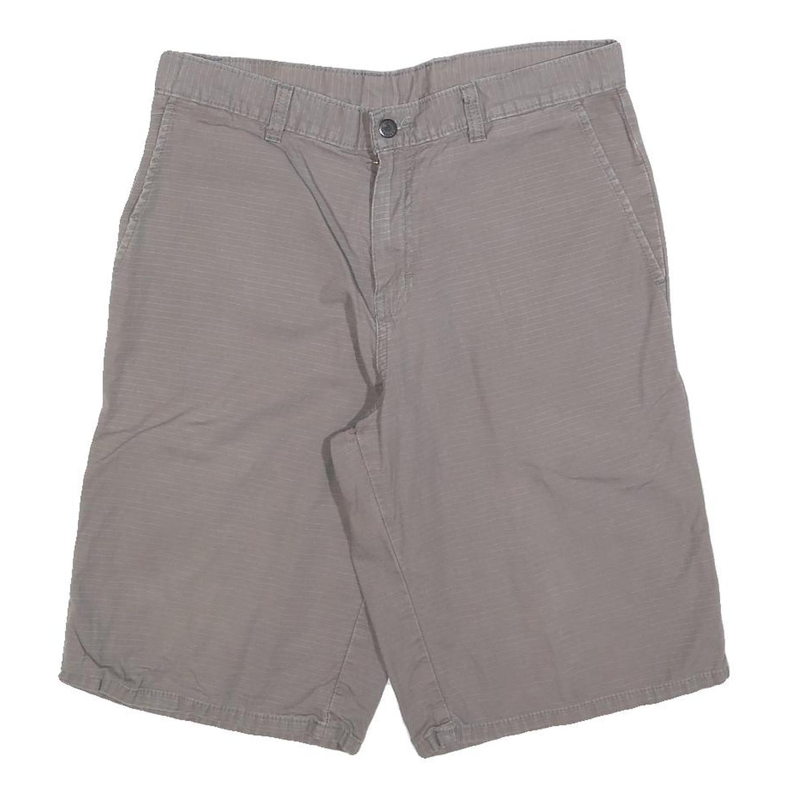 CARHARTT Mens Shorts Grey Casual M W32 Cotton Blend Comfortable Durable Refurbished - N/A refurbished available on Cerqular