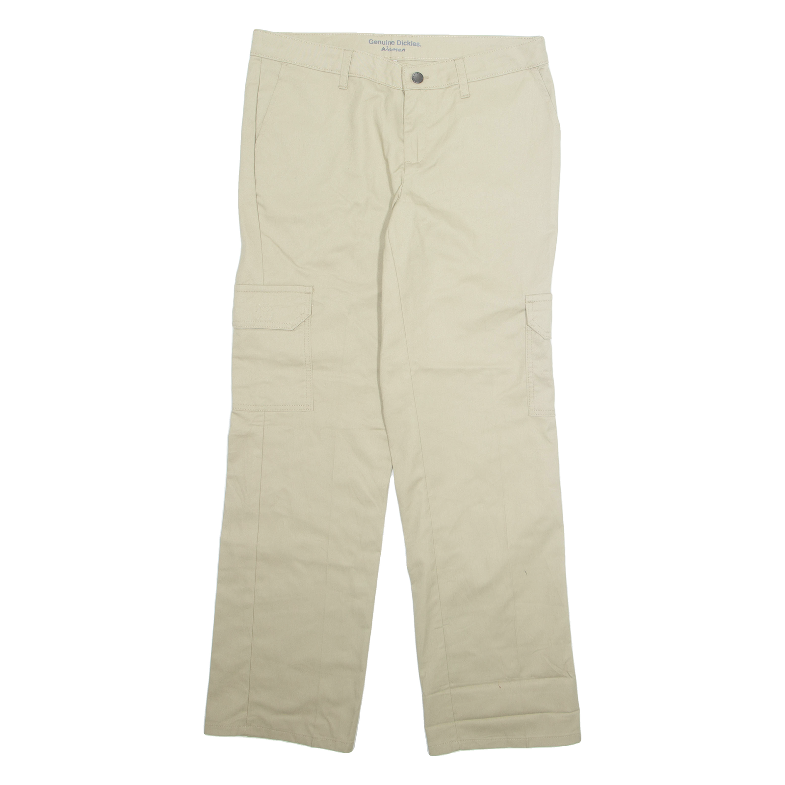 DICKIES Cargo Womens Trousers Beige Relaxed Tapered W32 L31 Refurbished - N/A refurbished available on Cerqular