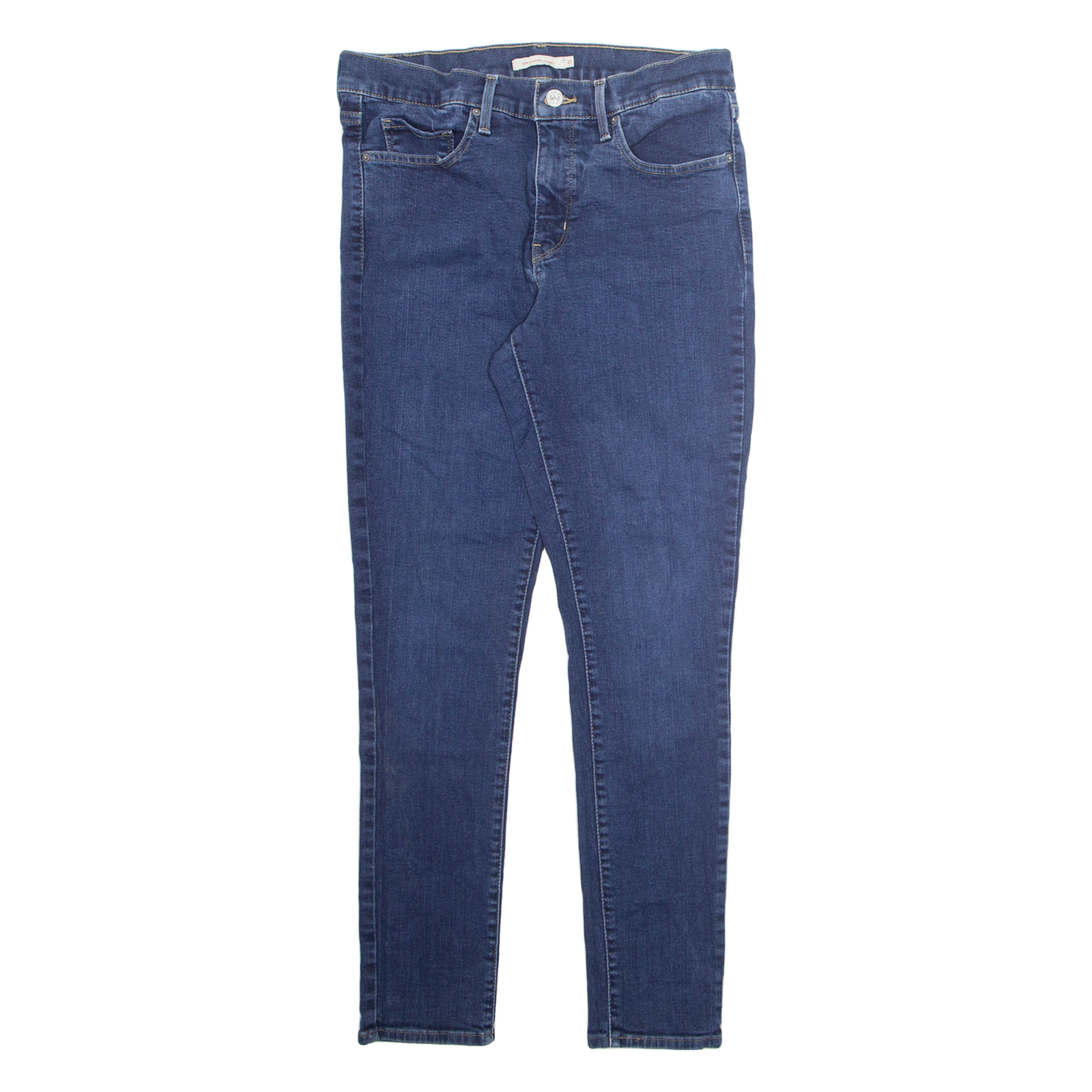 LEVI'S Womens Jeans Blue Regular Skinny W31 L30 Refurbished - N/A refurbished available on Cerqular