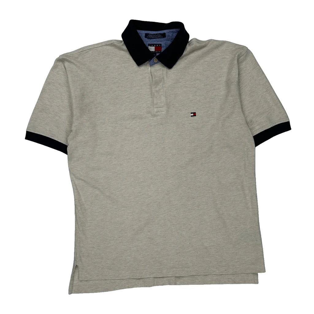 Buy Tommy Hilfiger Polo Shirt - Large Navy Cotton Refurbished - $26.79 Tommy Hilfiger Polo Shirt - Large Navy Cotton Refurbished - Thrifted (note: this is a term often used to describe second- refurbished available on Cerqular