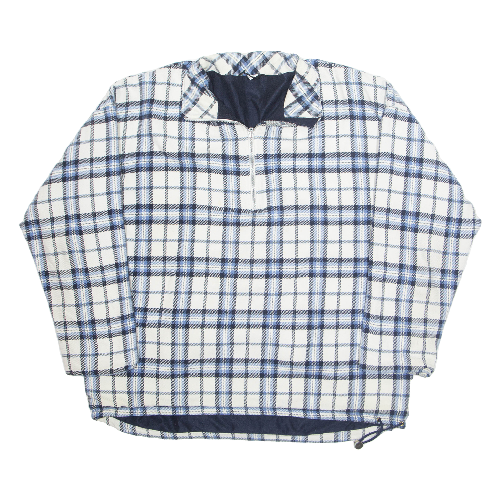 GORE Mens Pullover Jacket White Plaid 2XL Refurbished - N/A refurbished available on Cerqular