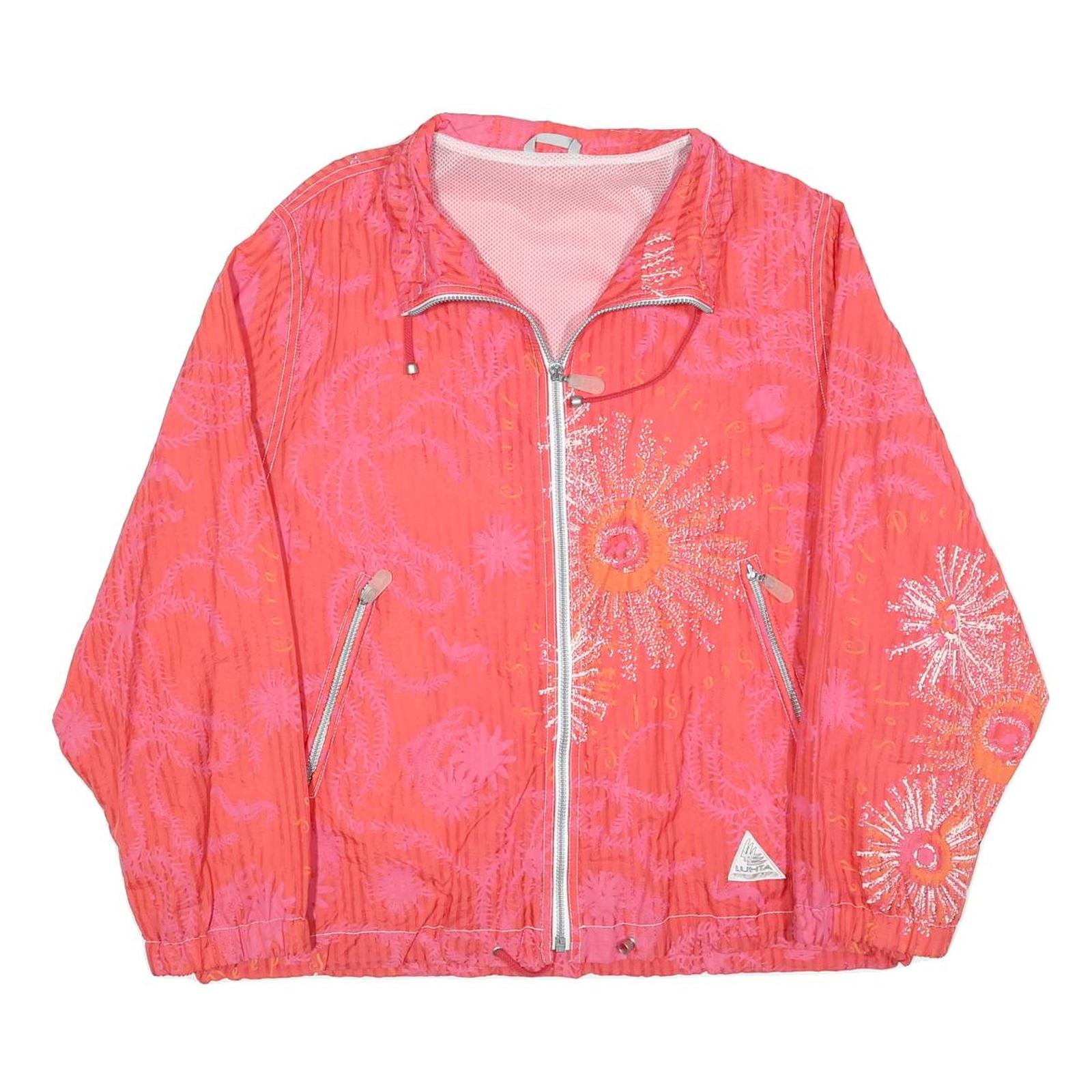 Buy LUHTA Womens Red Pink Floral Print Zip Jacket M Polyester Blend Lightweight Refurbished - $37.69 LUHTA Womens Red Pink Floral Print Zip Jacket M Polyester Blend Lightweight Refurbished - N/A refurbished available on Cerqular