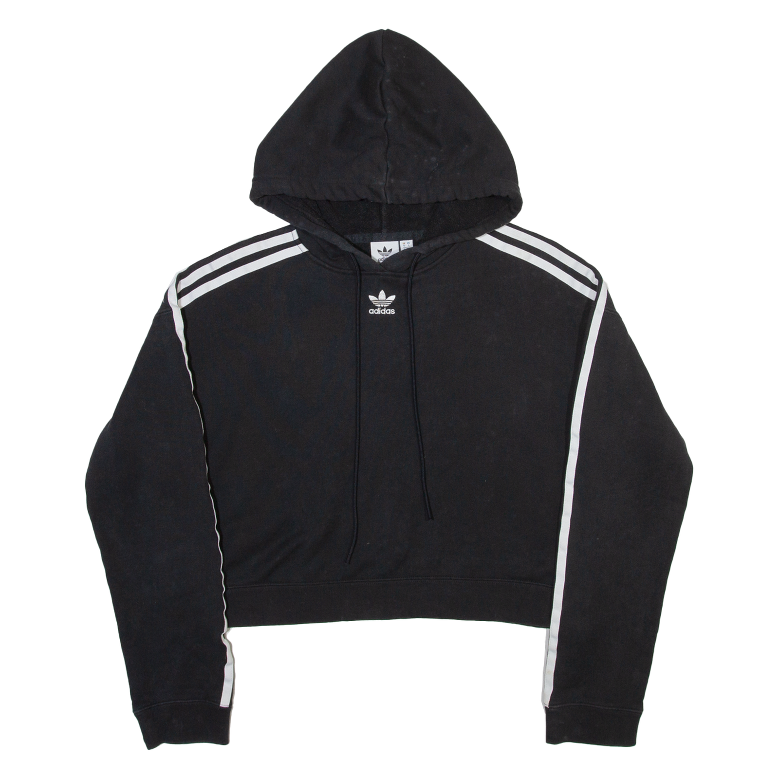 ADIDAS ORIGINALS Womens Black Hoodie UK 10 Refurbished - N/A refurbished available on Cerqular
