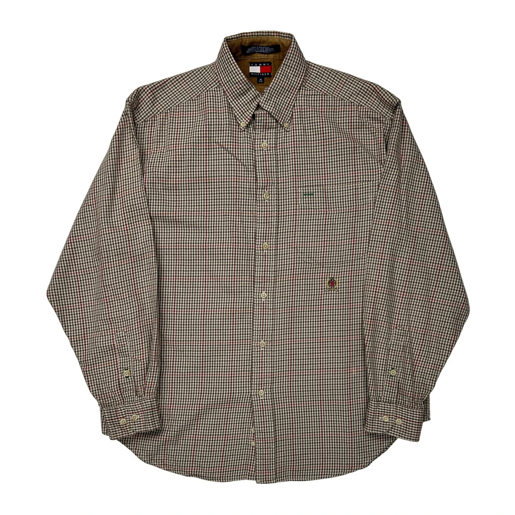 Buy Tommy Hilfiger Checked Shirt - Medium Multicoloured Cotton Refurbished - $46.89 Tommy Hilfiger Checked Shirt - Medium Multicoloured Cotton Refurbished - Thrifted (note: this is a term often used to describe second- refurbished available on Cerqular