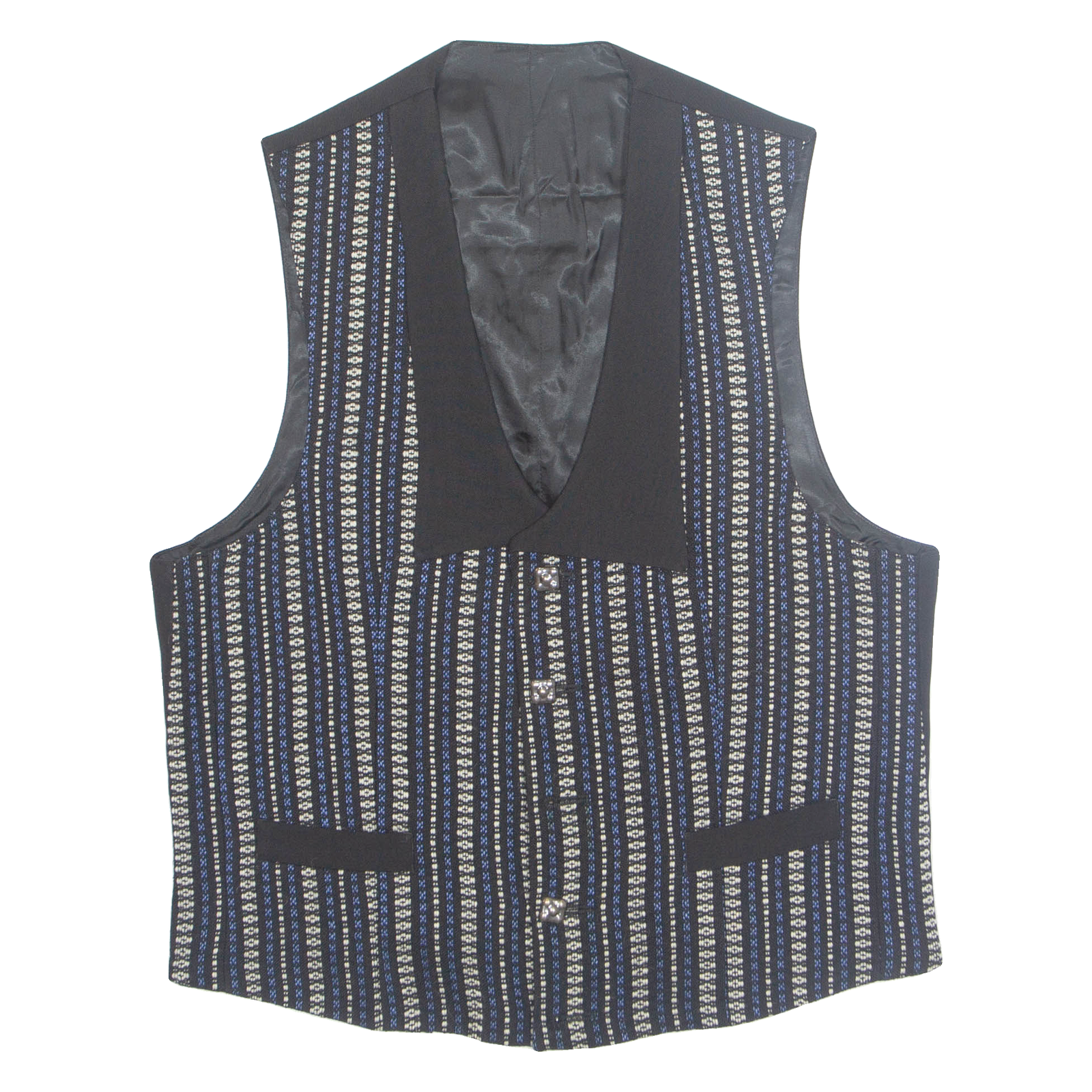 Buy Womens Printed Waistcoat Black V-Neck Sleeveless Striped L Refurbished - $16.89 Womens Printed Waistcoat Black V-Neck Sleeveless Striped L Refurbished - N/A refurbished available on Cerqular