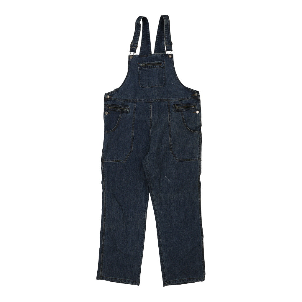 Miss Wan Dungarees - 42W UK 22 Blue Cotton Refurbished - Thrifted (note: this is a term often used to describe second- refurbished available on Cerqular