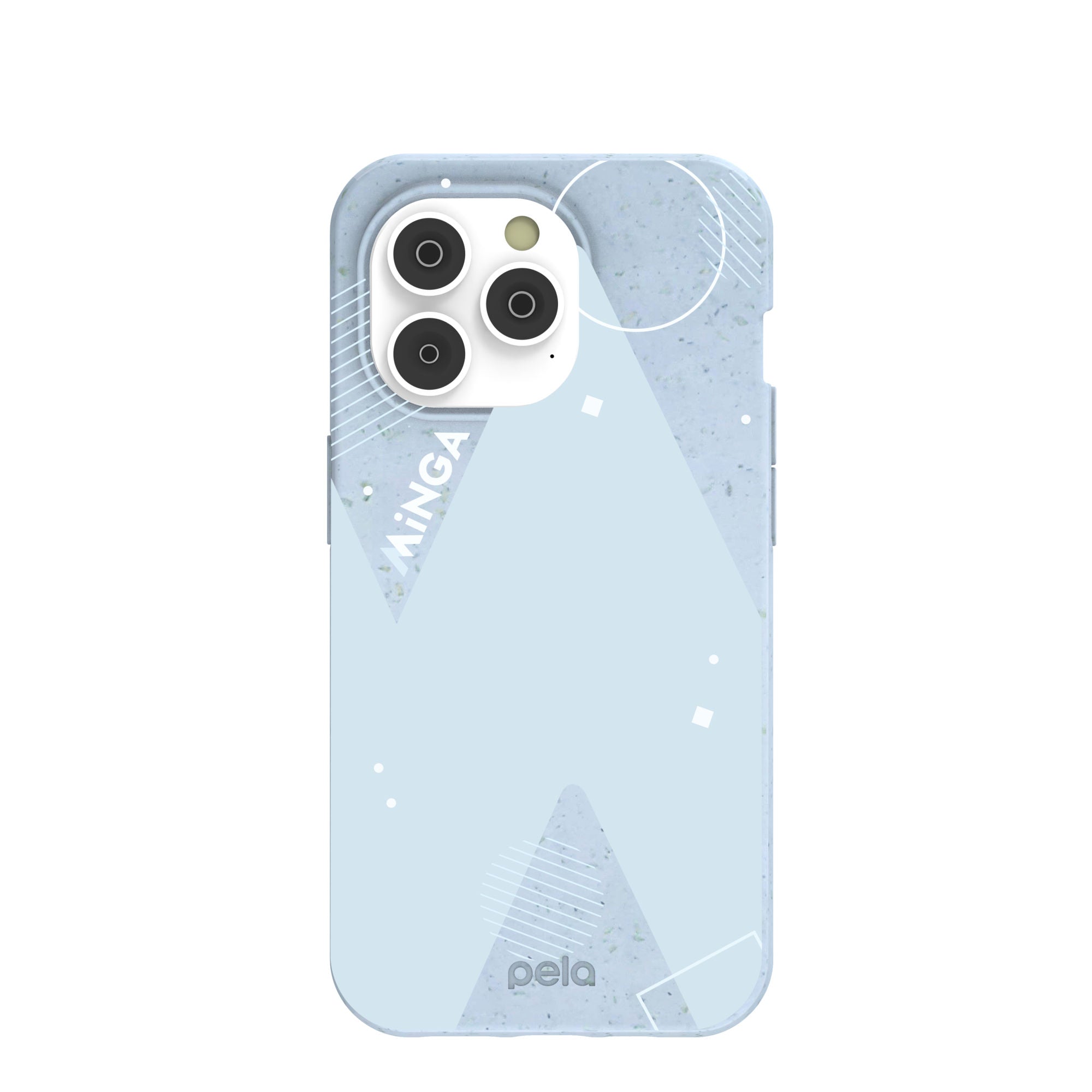Powder Blue Minga Classic iPhone 14 Pro Case Refurbished - Pela Case refurbished available on Cerqular
