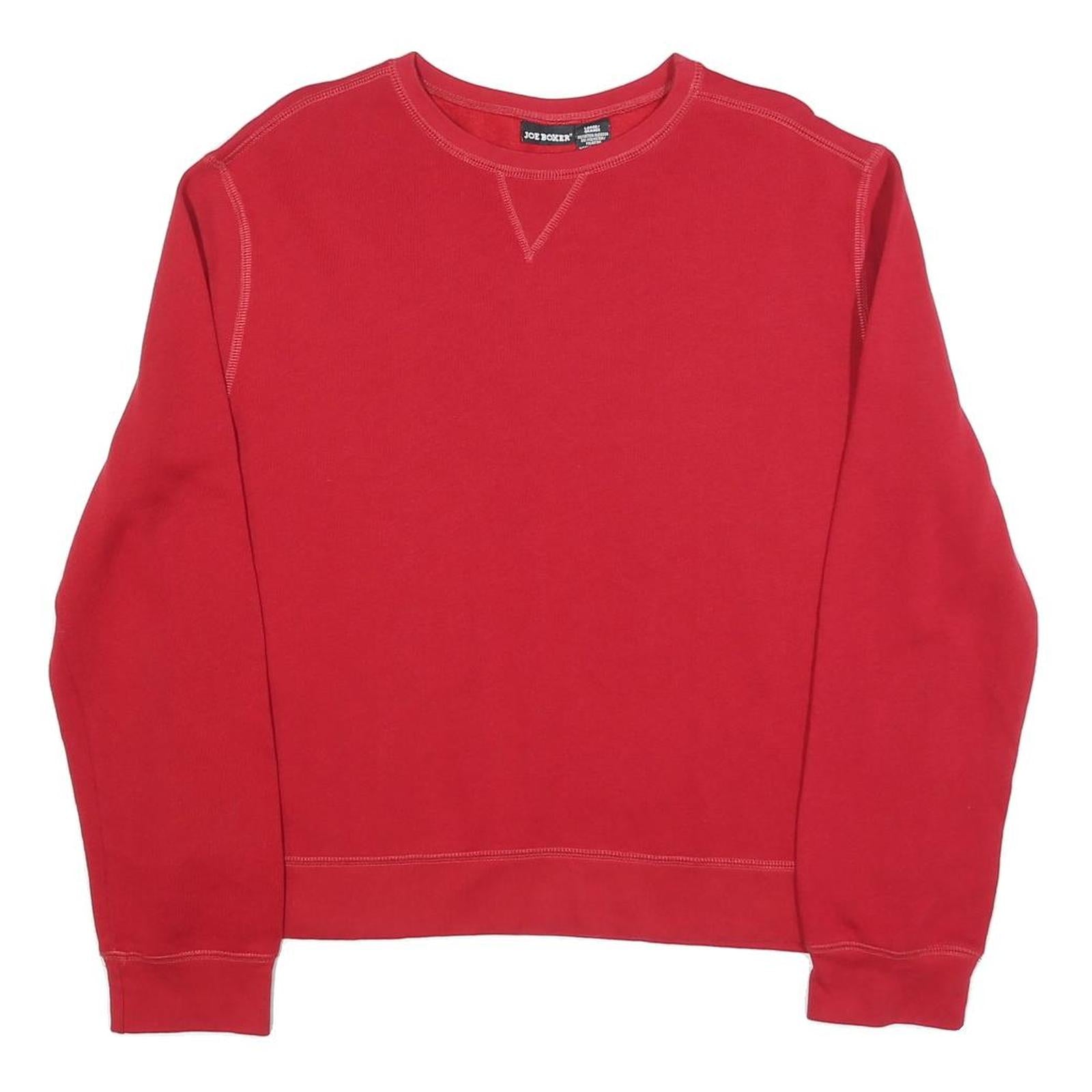 Buy JOE BOXER Womens Red Crew Neck L Sweatshirt Cotton Blend Casual Pullover Refurbished - $27.29 JOE BOXER Womens Red Crew Neck L Sweatshirt Cotton Blend Casual Pullover Refurbished - N/A refurbished available on Cerqular
