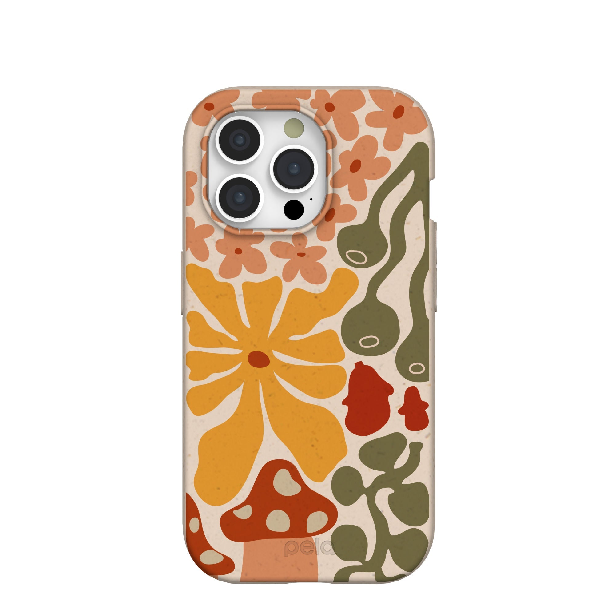 Seashell Fall Flourish iPhone 15 Pro Case Refurbished - Pela Case refurbished available on Cerqular