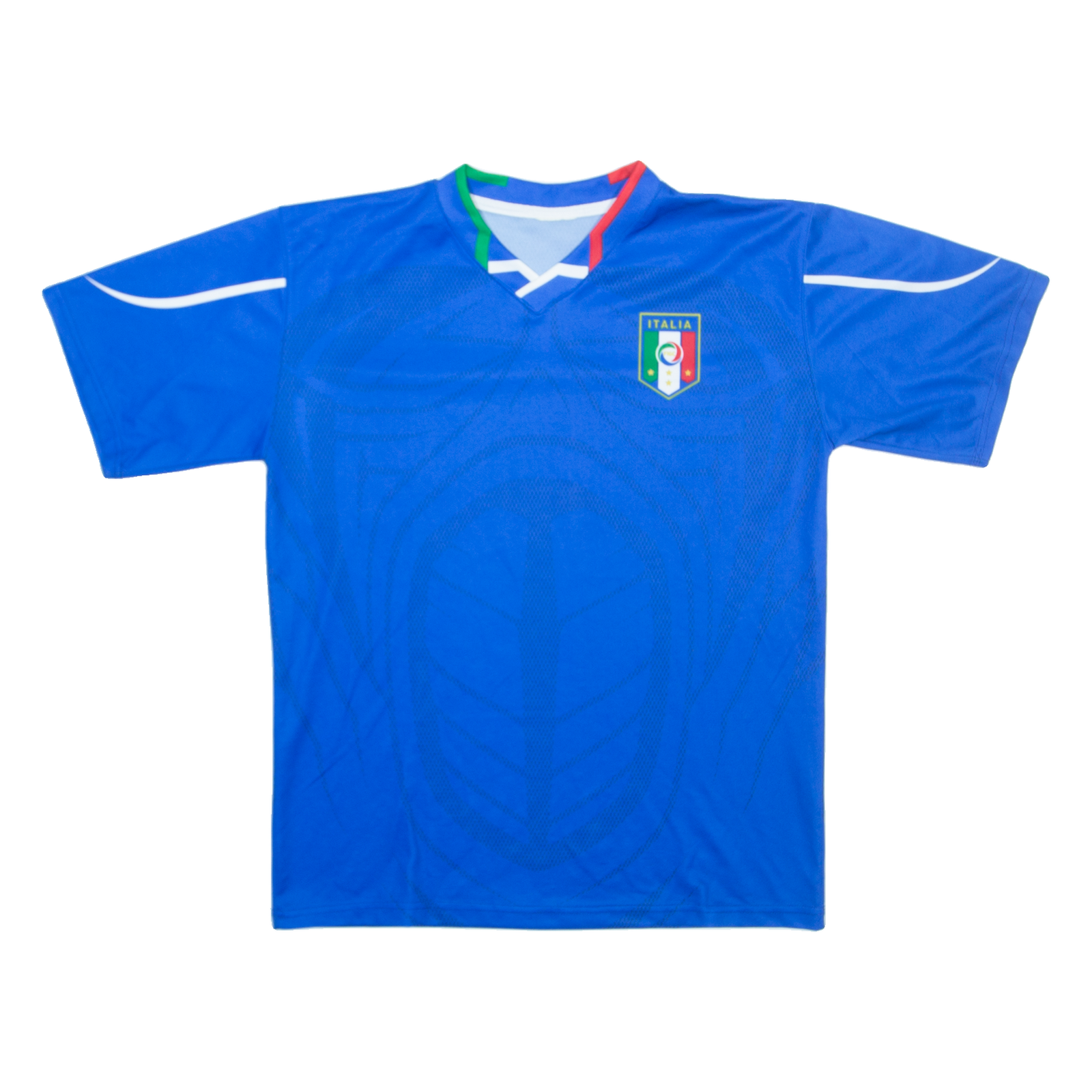 Italy Mens Football Shirt Jersey Blue V-Neck S Refurbished - N/A refurbished available on Cerqular