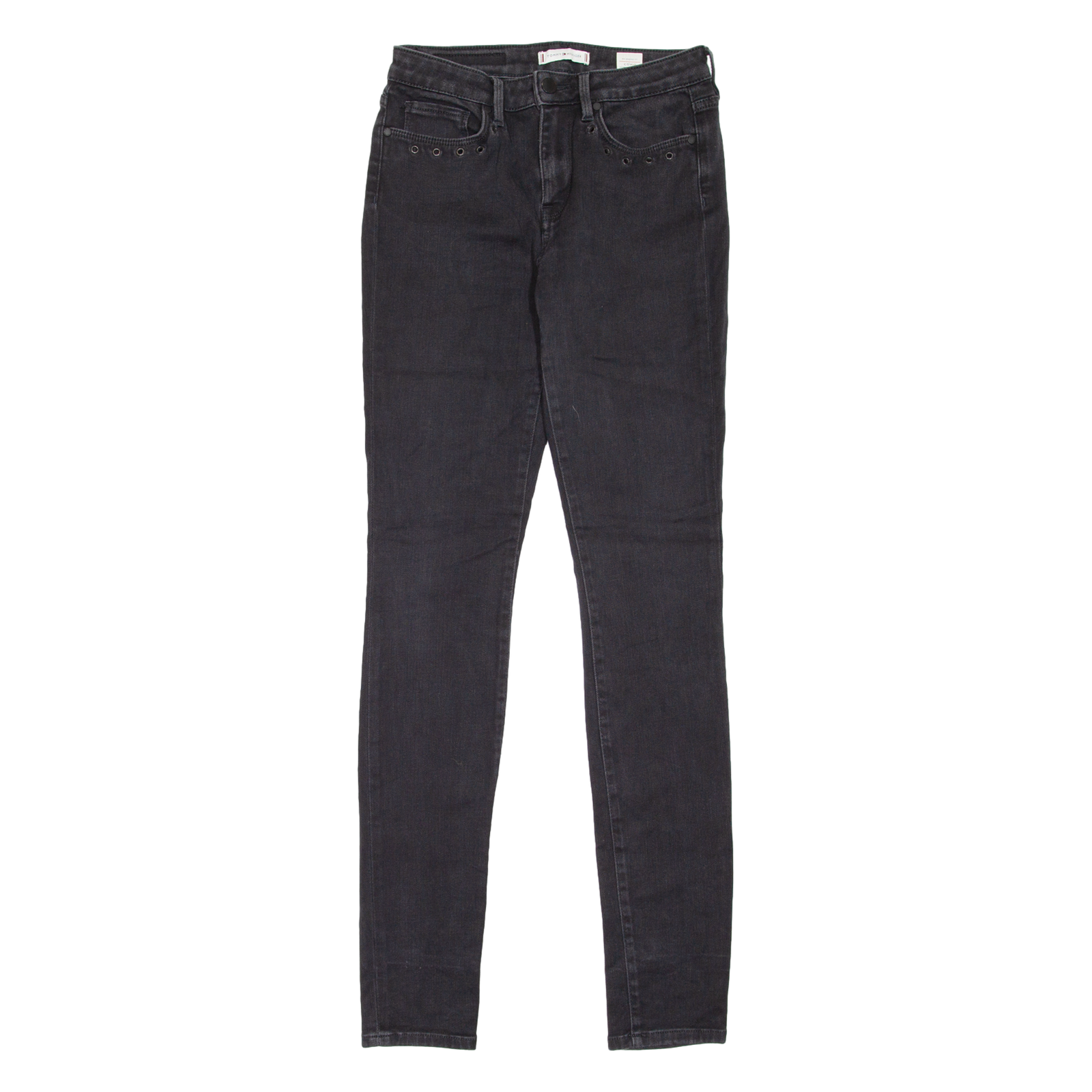 TOMMY HILFIGER Como Womens Jeans Black Slim Jegging W27 L32 Refurbished - N/A refurbished available on Cerqular
