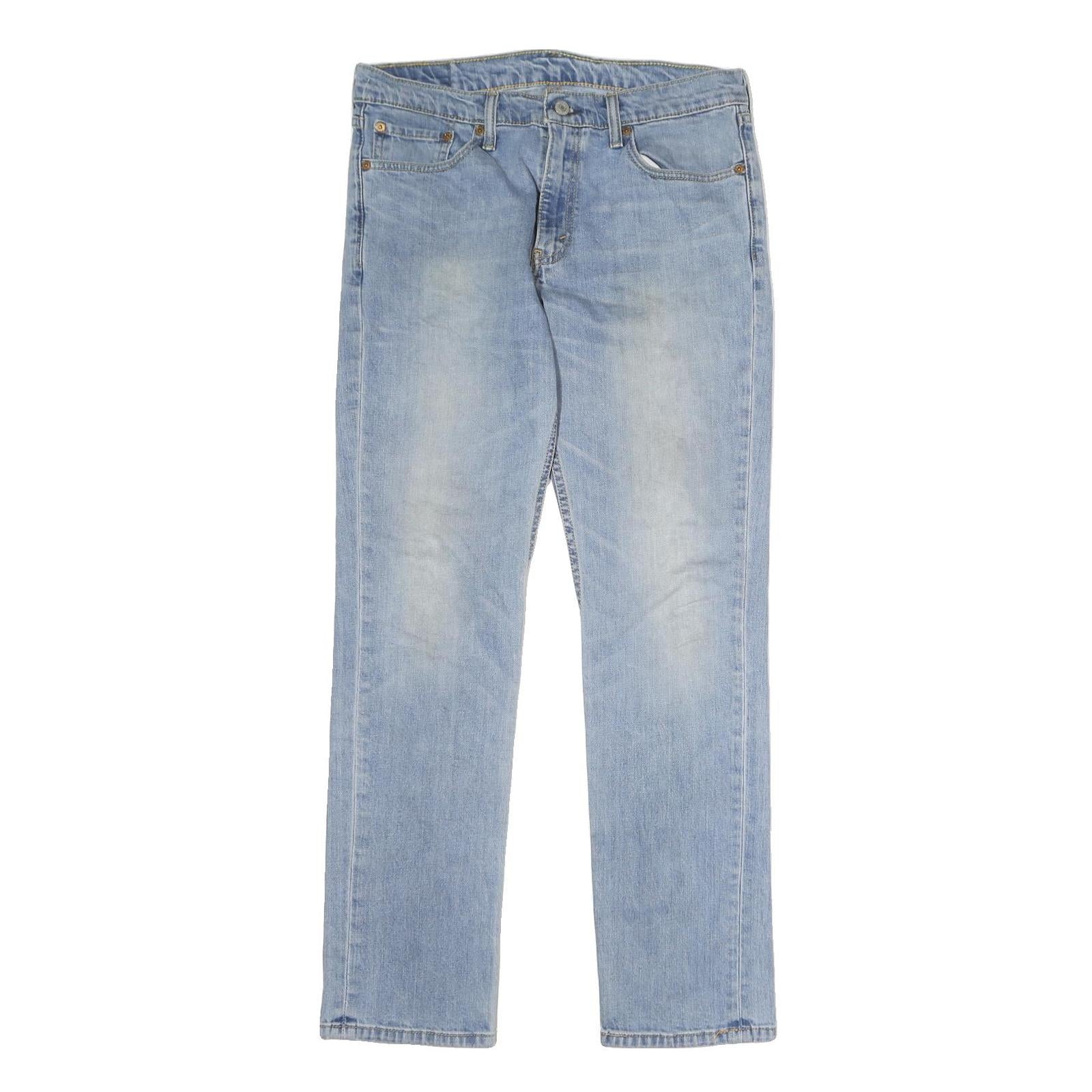 LEVI'S 511 Mens Jeans Blue Regular Slim Denim Light W33 L32 Classic Zip Refurbished - N/A refurbished available on Cerqular