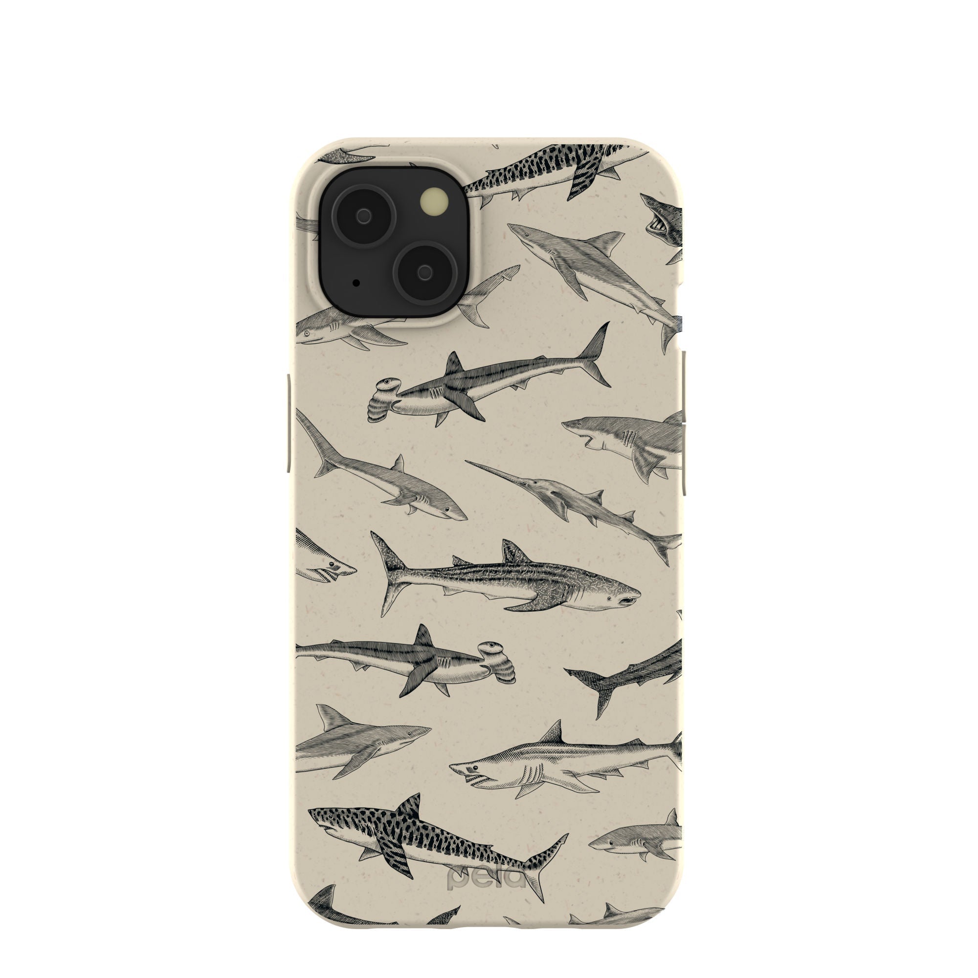 London Fog Shark World iPhone 13 Case Refurbished - Pela Case refurbished available on Cerqular
